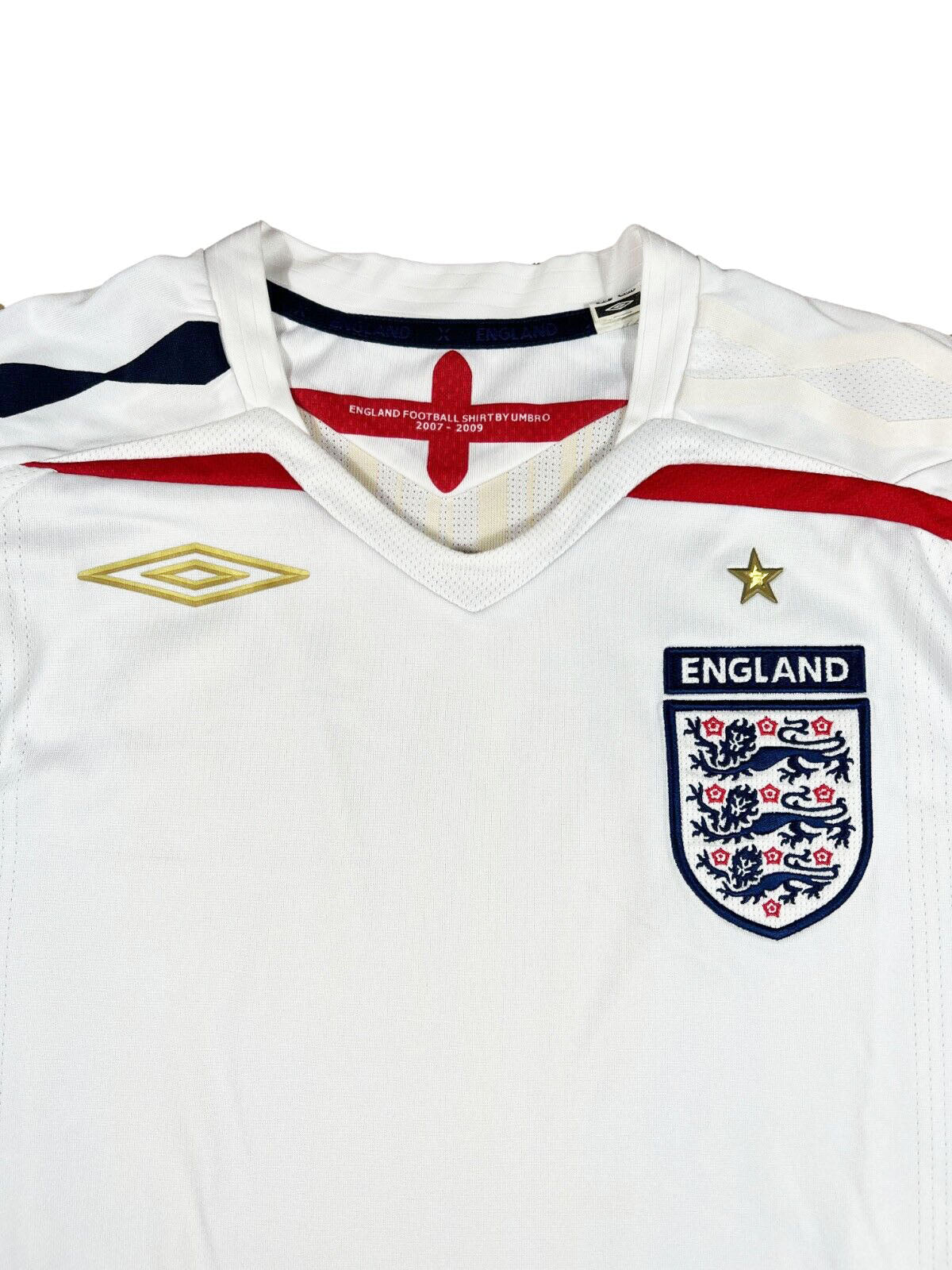 England 2008-10 Heim Trikot S umbro
