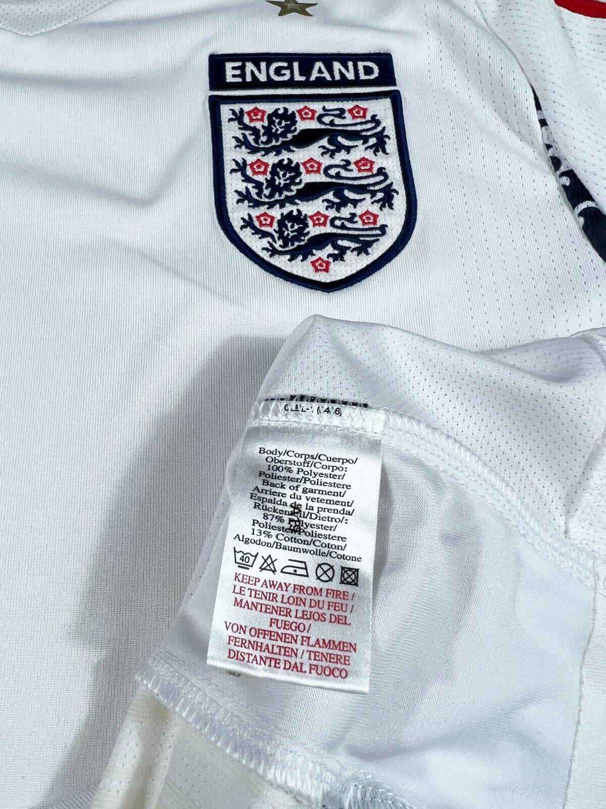 England 2008-10 Heim Trikot S umbro