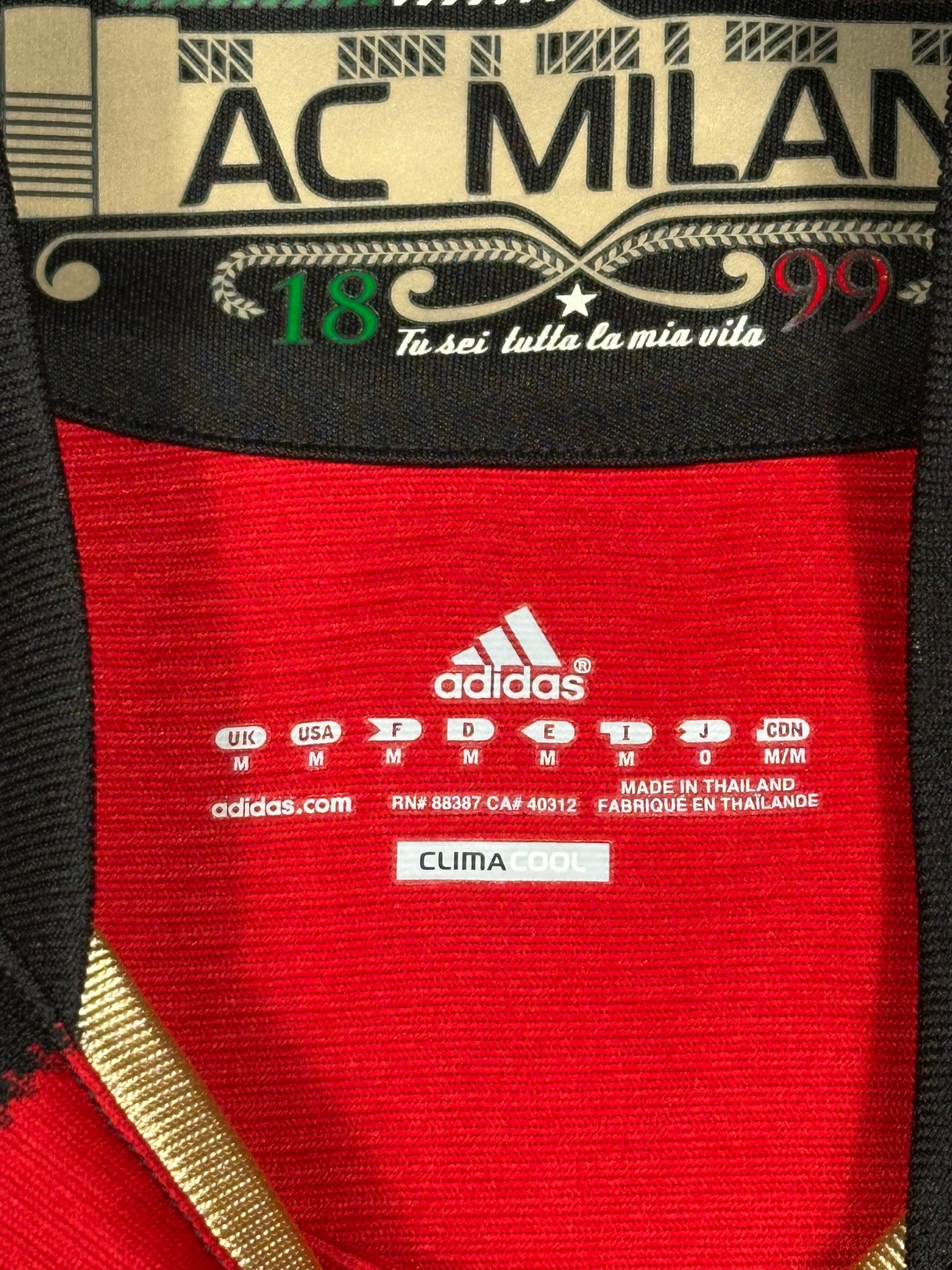 AC Mailand 2010-11 "Ibrahimovic" Heim Trikot M adidas