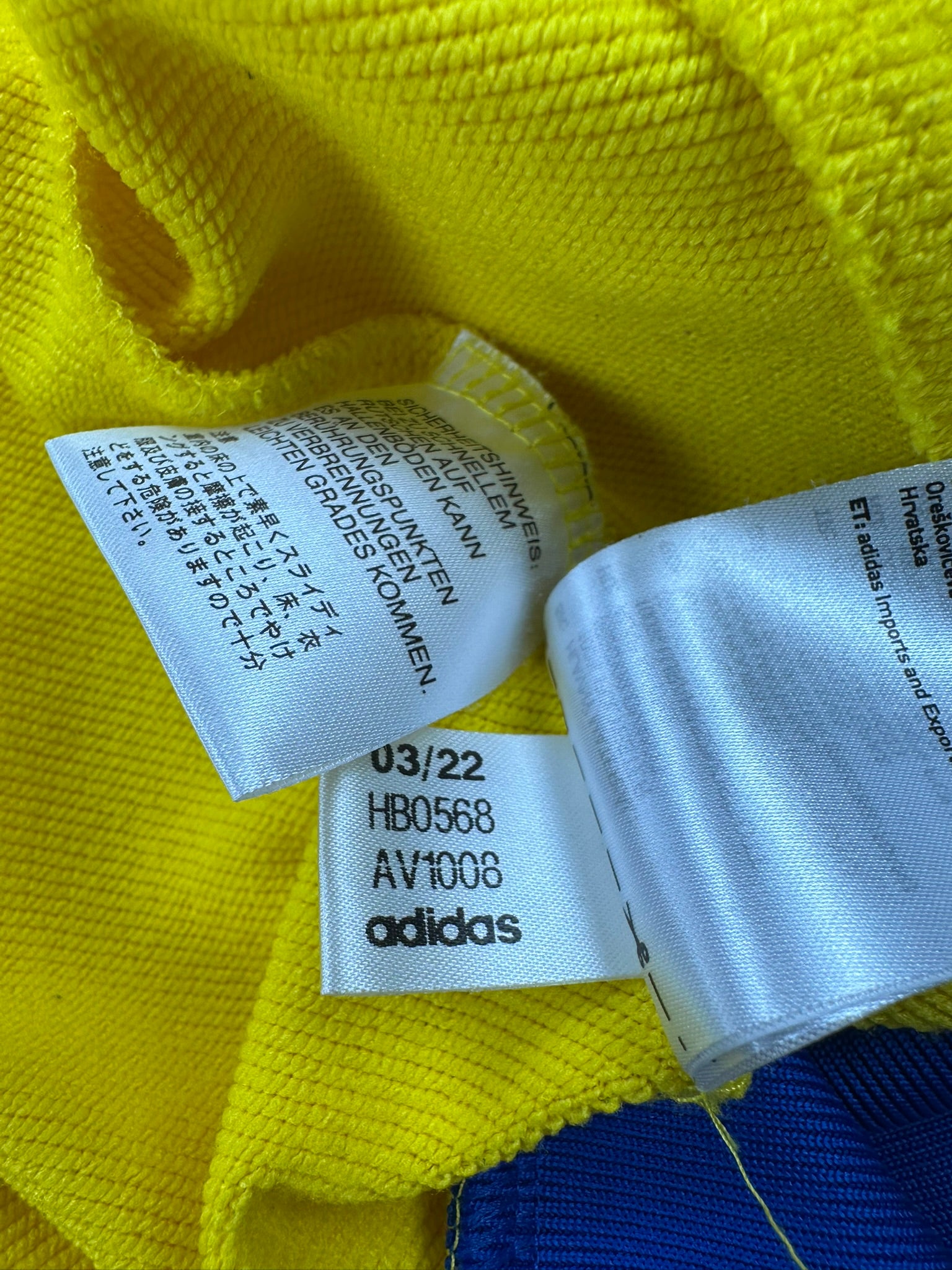 Boca Juniors 2022 Trainingsjacke M adidas