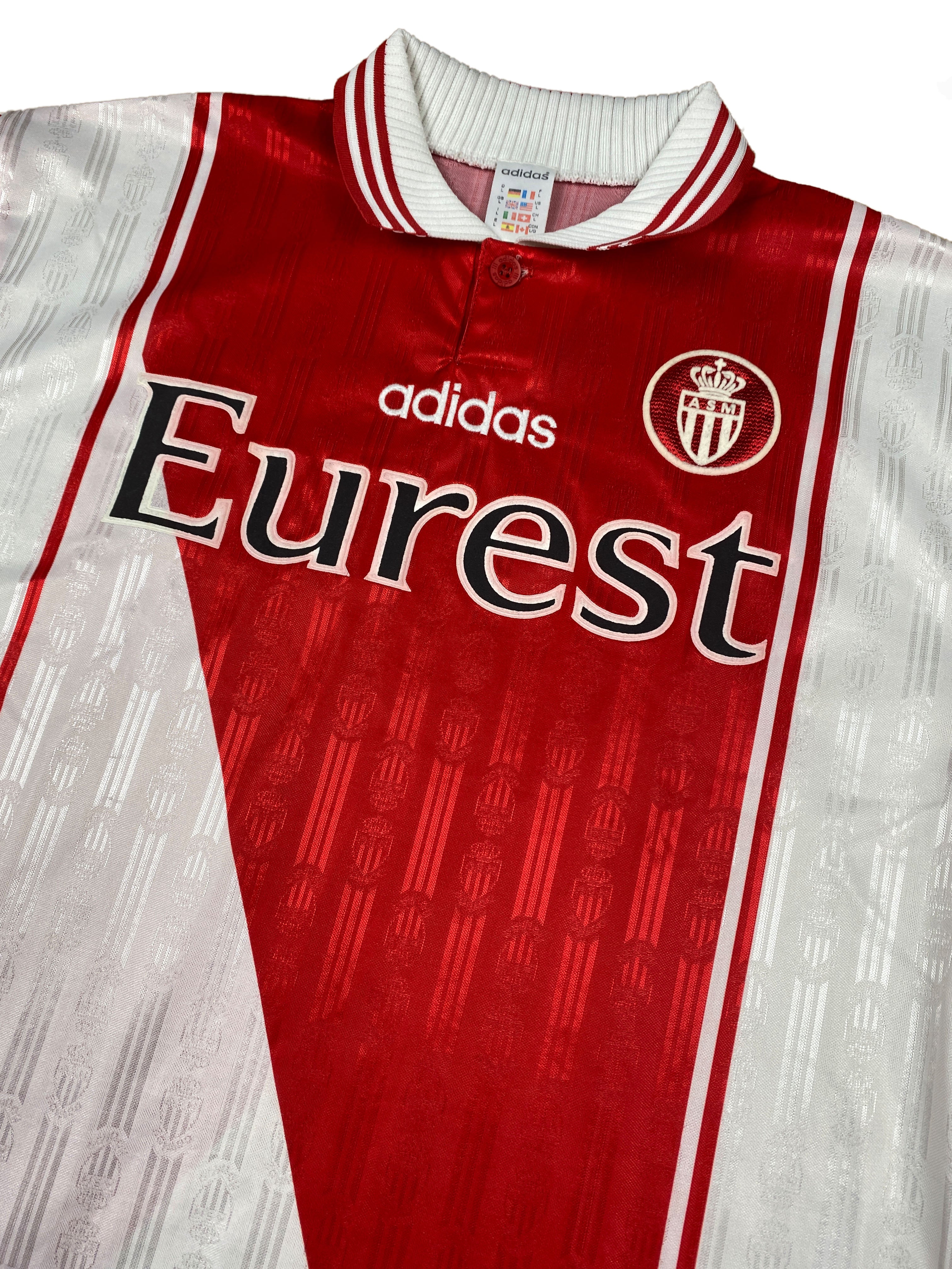AS Monaco 1996-97 Heim Trikot "L" Adidas