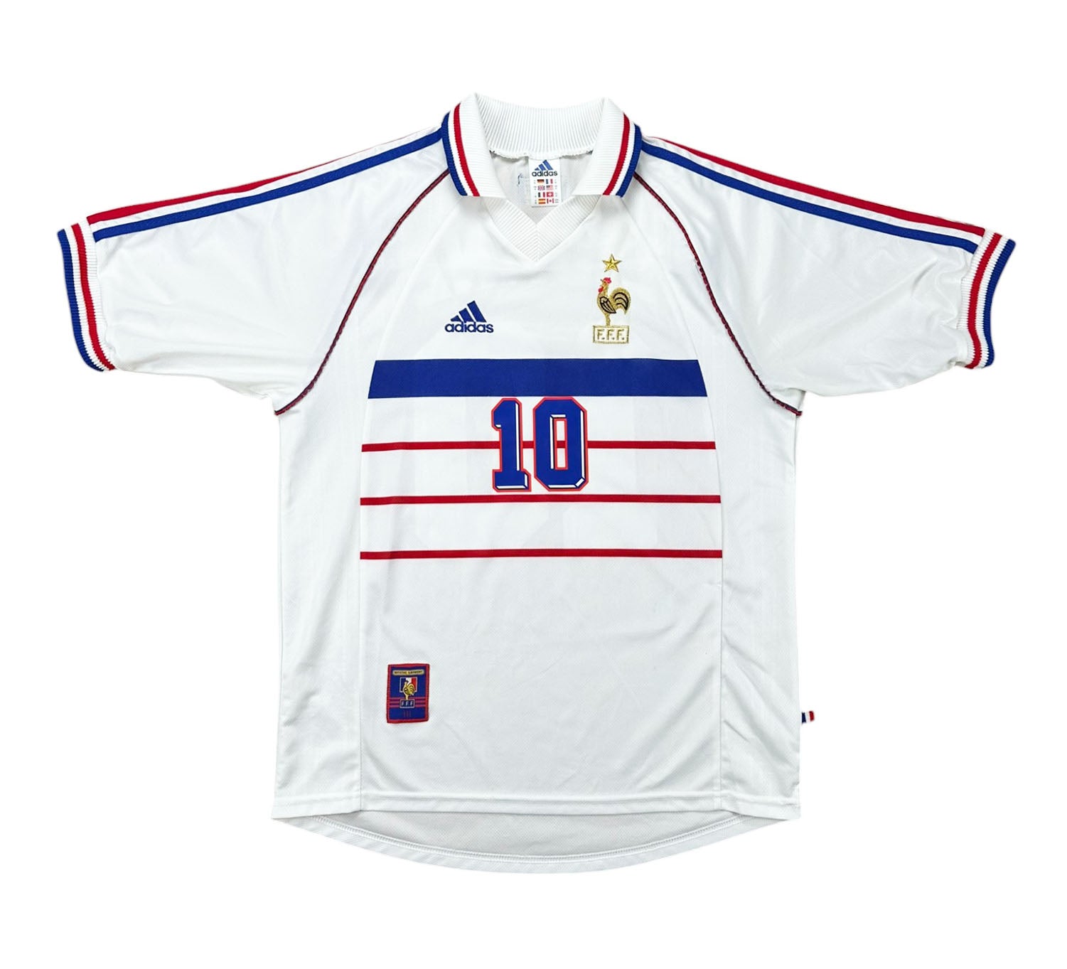 Frankreich 1998-00 "Zidane" Auswärts Trikot M adidas