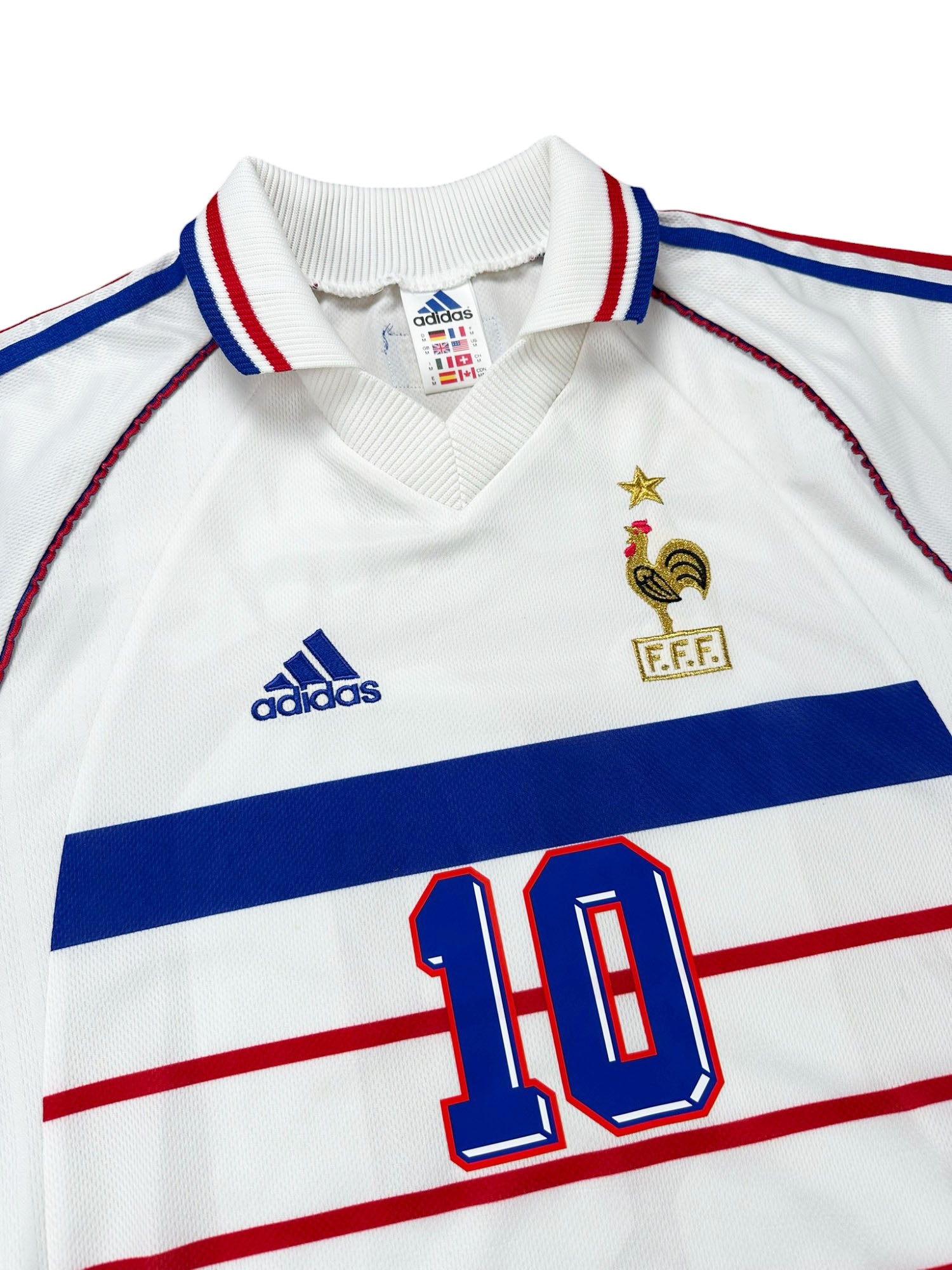 Frankreich 1998-00 "Zidane" Auswärts Trikot M adidas