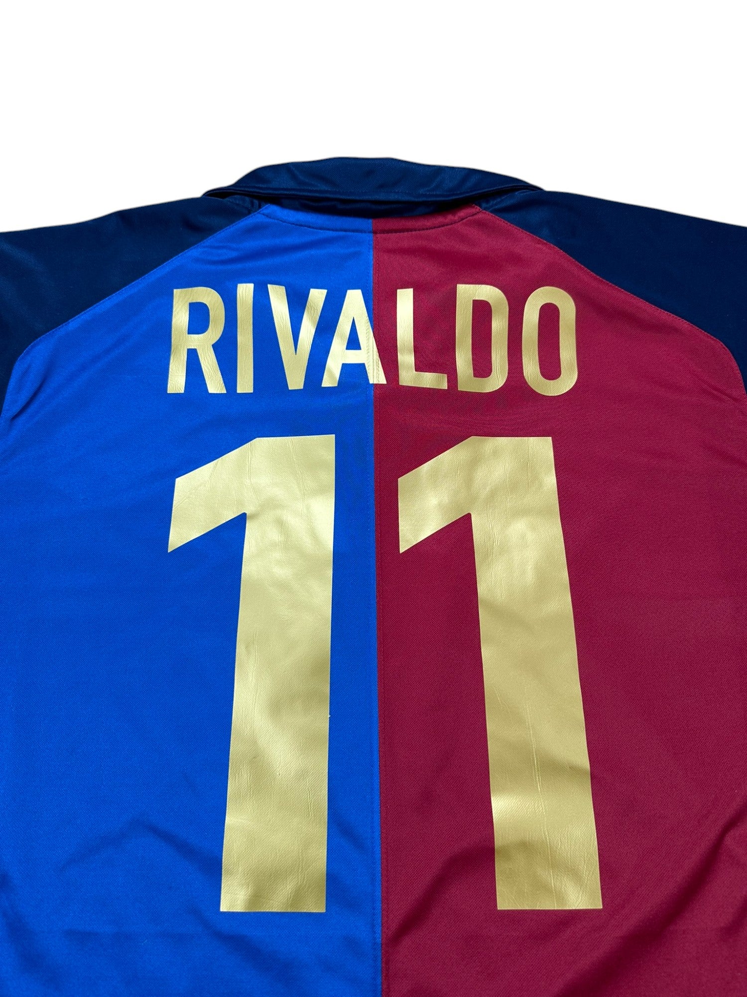 Barcelona 1999-00 "Rivaldo" Heim Trikot XL nike *100 Jahre*