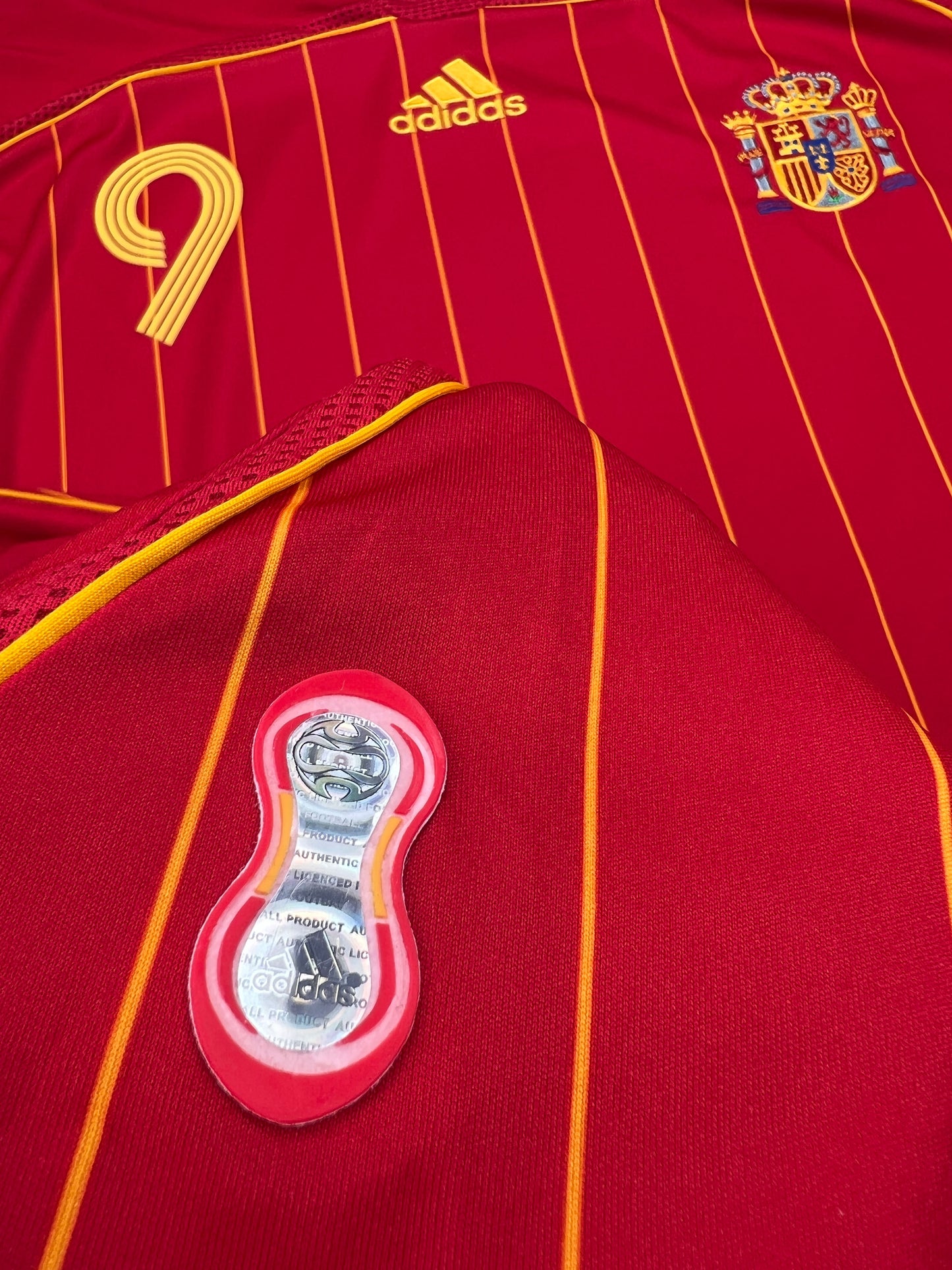 Spanien 2006 "Fernando Torres" Heim Trikot XXL adidas