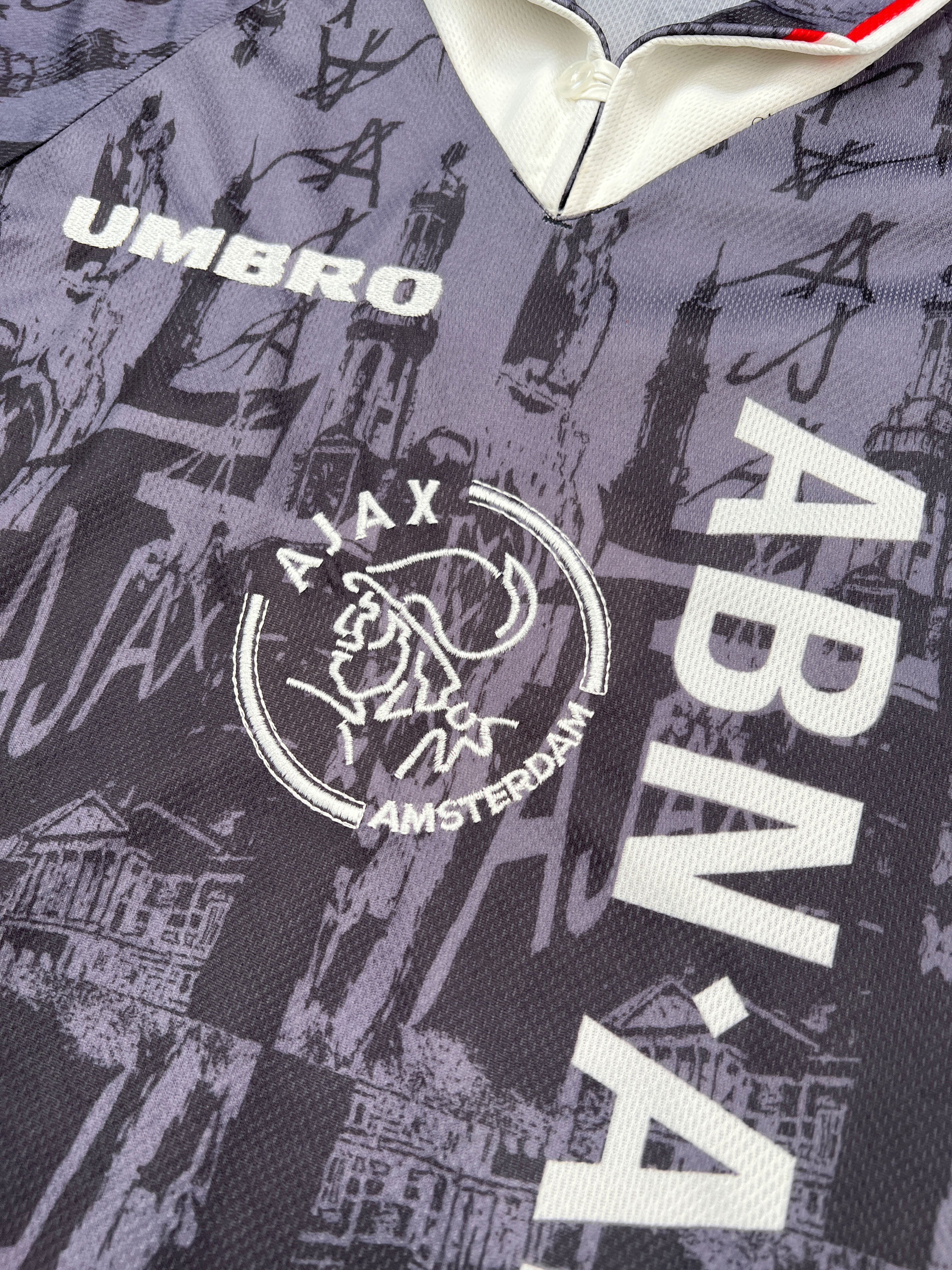 Ajax Amsterdam 1996-97 "Kluivert" Auswärts Trikot XL umbro