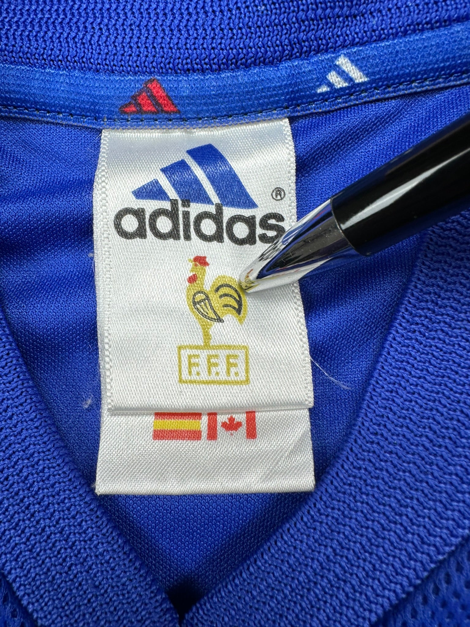 Frankreich 2002-04 "Lizarazu" Heim Trikot S adidas