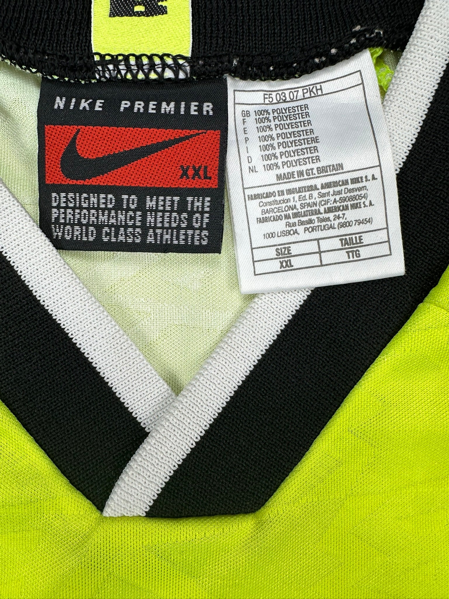 Borussia Dortmund 1995-96 Heim Trikot XXL nike BVB