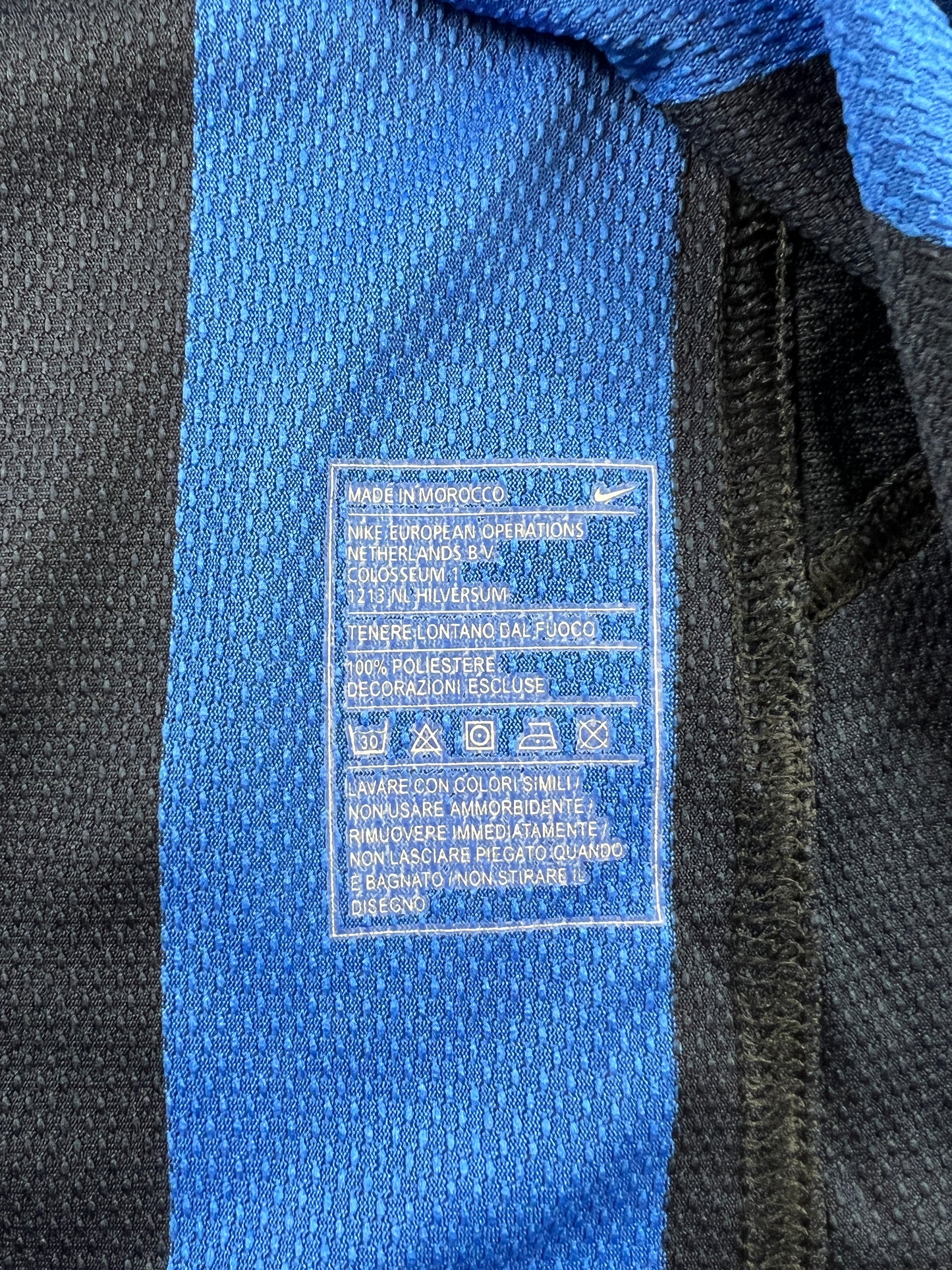 Inter Mailand 2007-08 Heim Trikot *Limitierte Version* (Nummer 1824 von 2008) "L" Nike