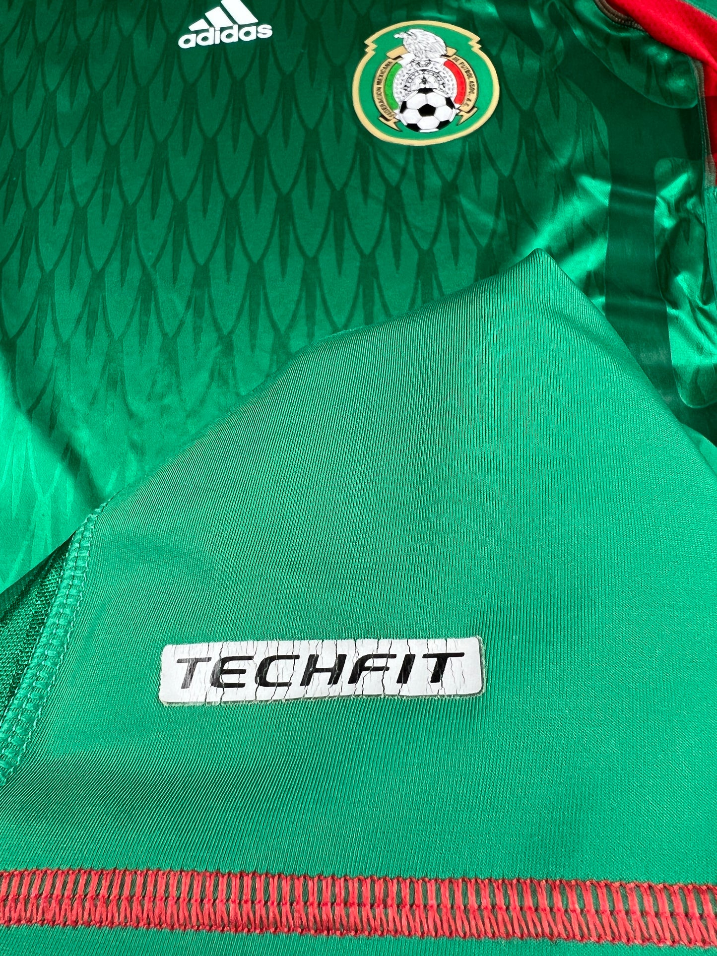 Mexiko 2010-11 Heim Trikot L Adidas TECHFIT