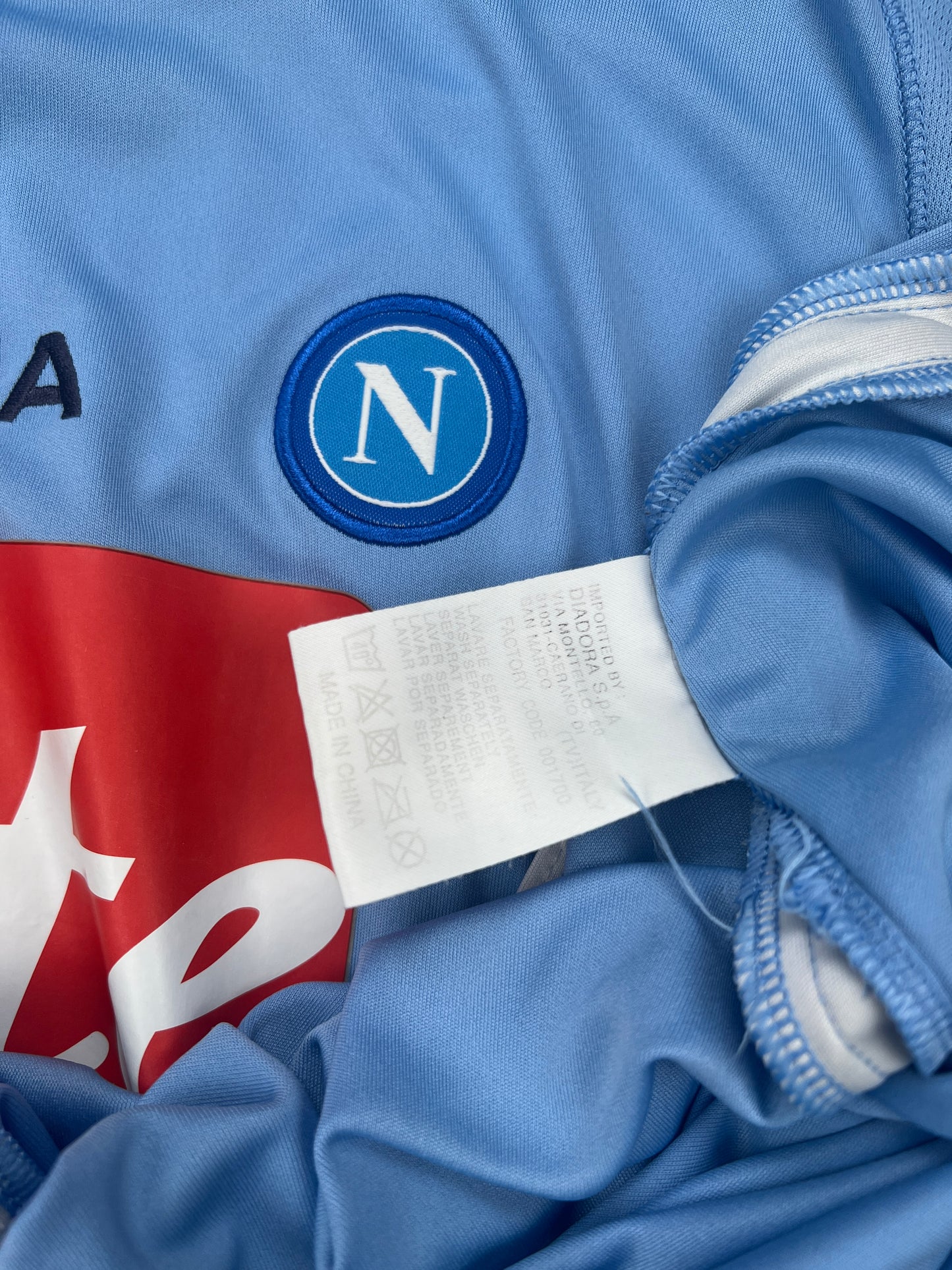 SSC Neapel 2008-09 "Lavezzi" Heim Trikot XL diadora