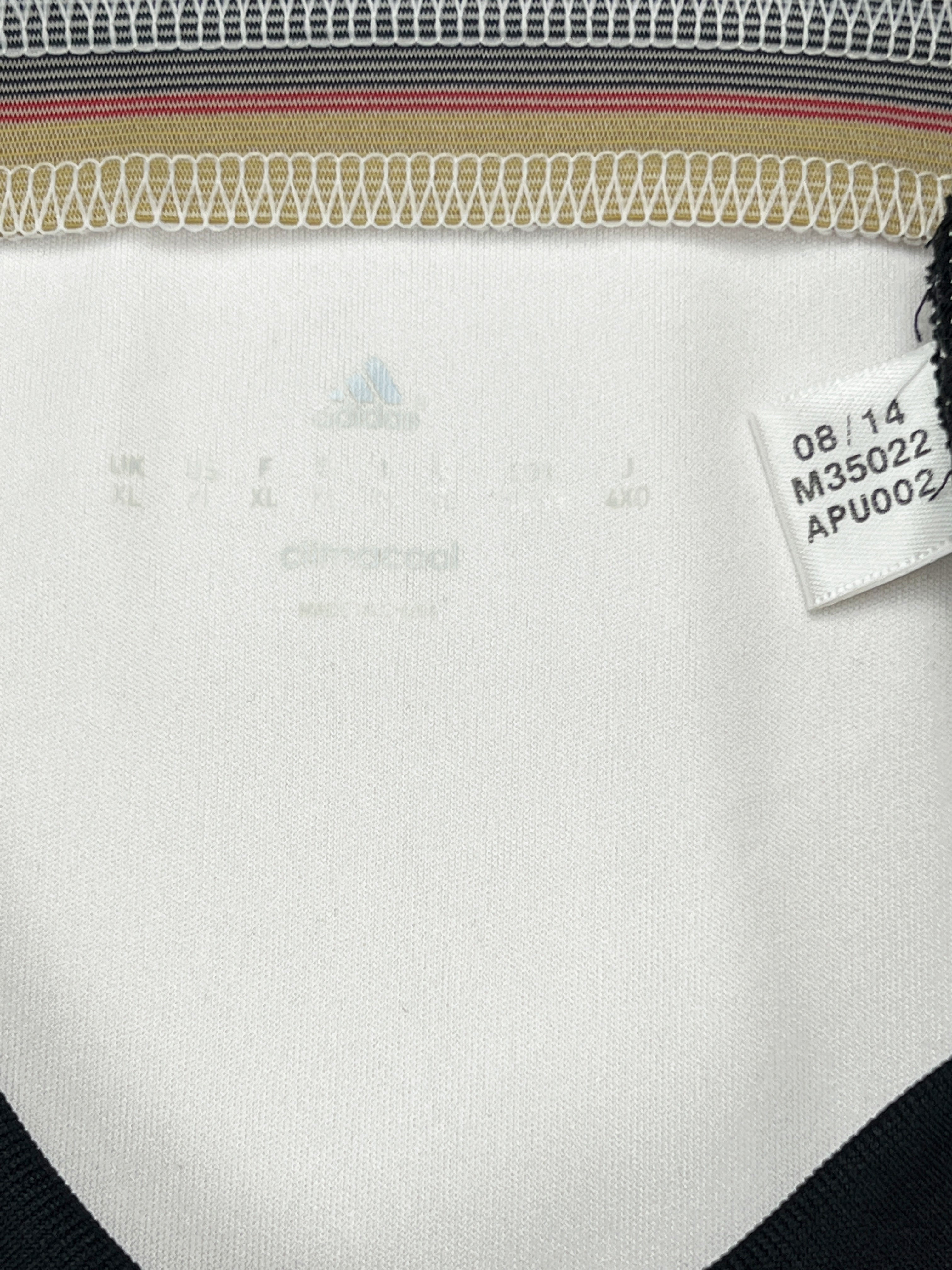 Deutschland 2014-15 Heim Trikot "XL" adidas *WM Sieger Patch*