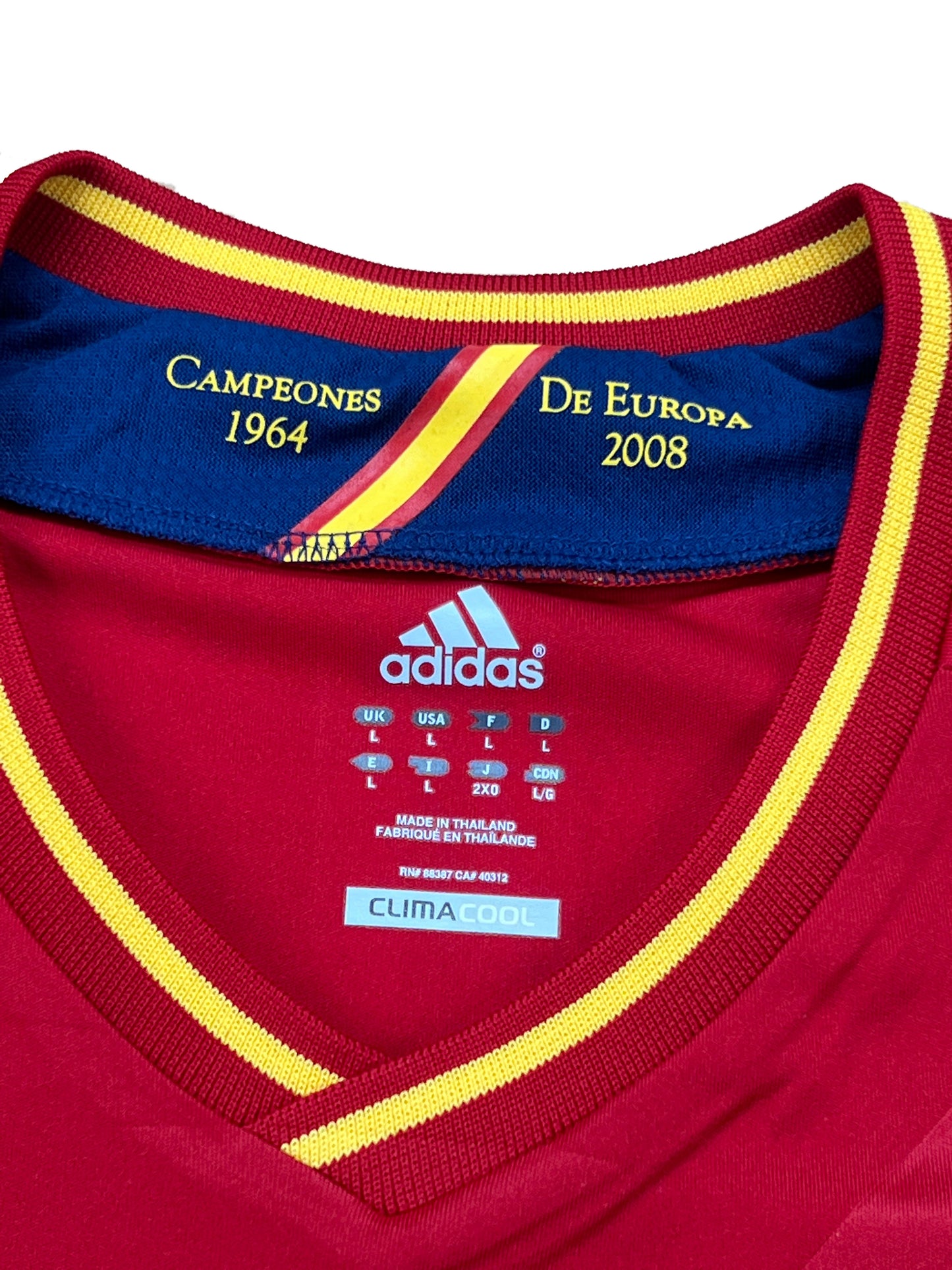Spanien 2012 "Iniesta" Heim Trikot L adidas