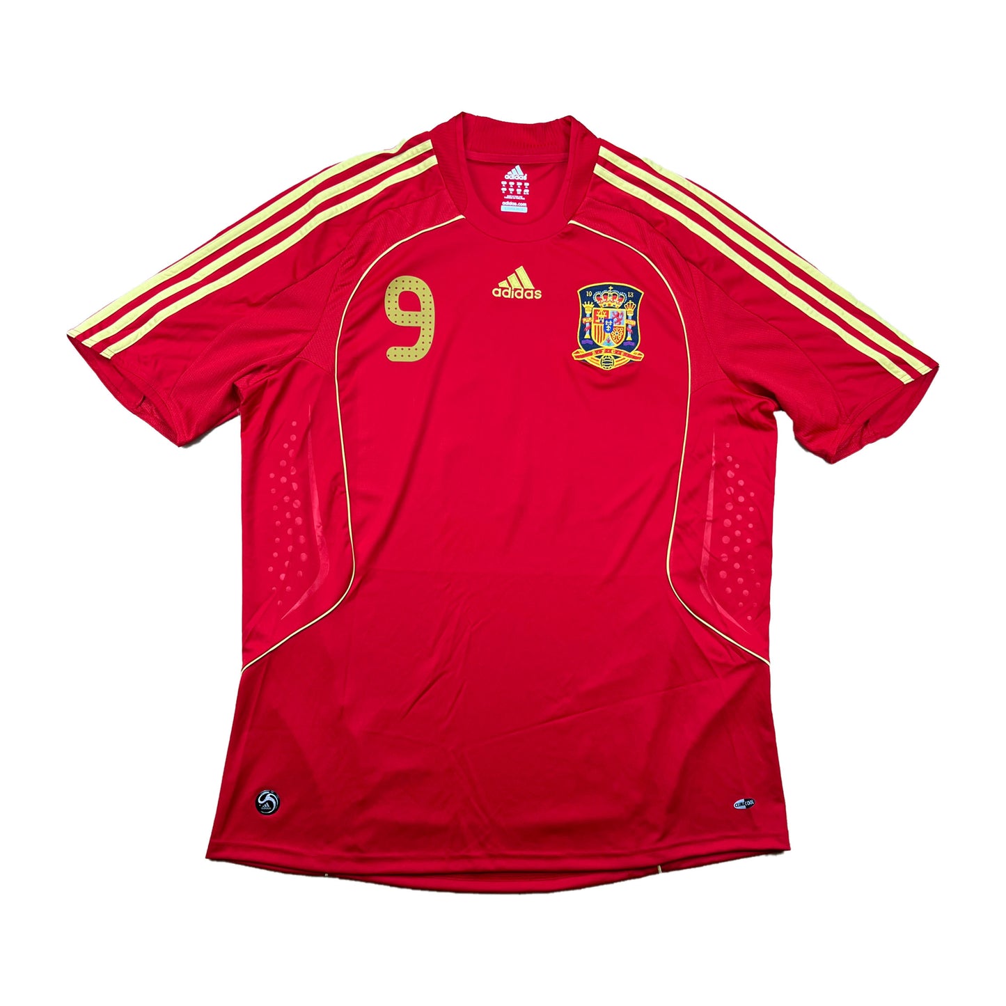 Spanien 2008-09 "Torres" Heim Trikot XL adidas