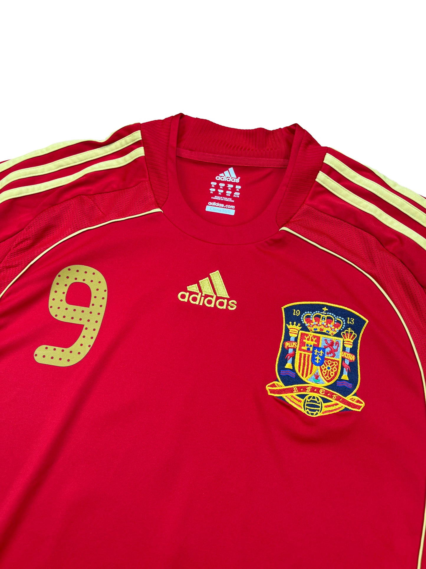 Spanien 2008-09 "Torres" Heim Trikot XL adidas