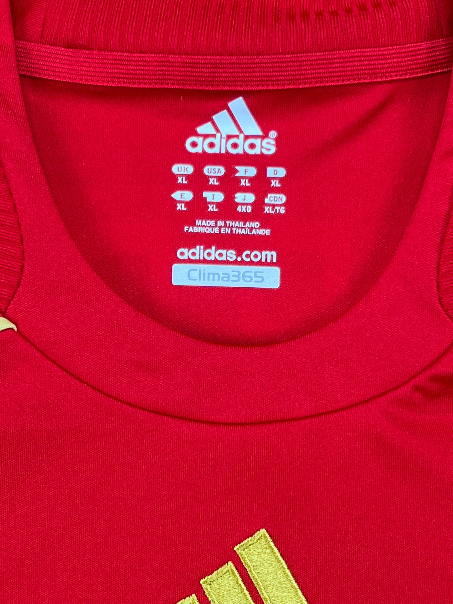 Spanien 2008-09 "Torres" Heim Trikot XL adidas