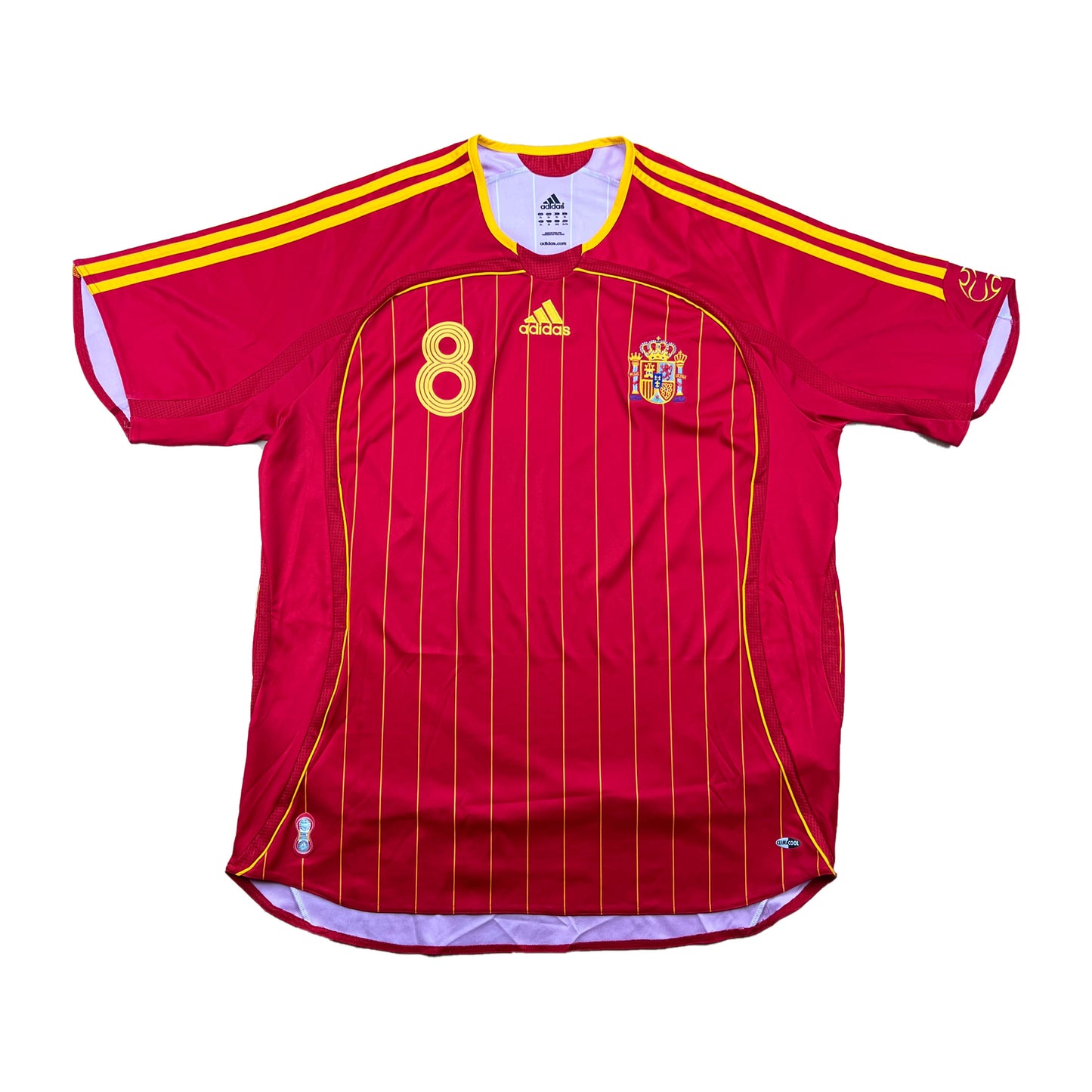 Spanien 2006-08 "Xavi" Heim Trikot XL adidas