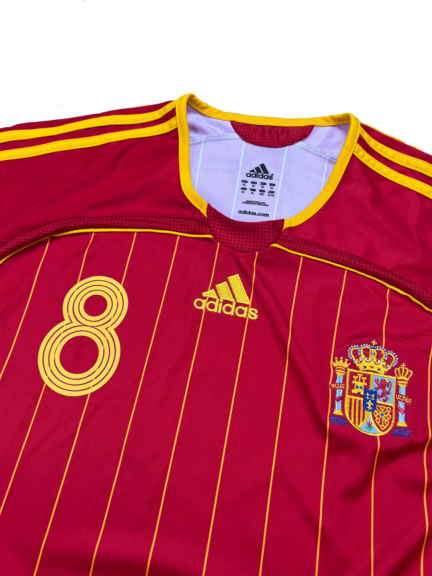 Spanien 2006-08 "Xavi" Heim Trikot XL adidas