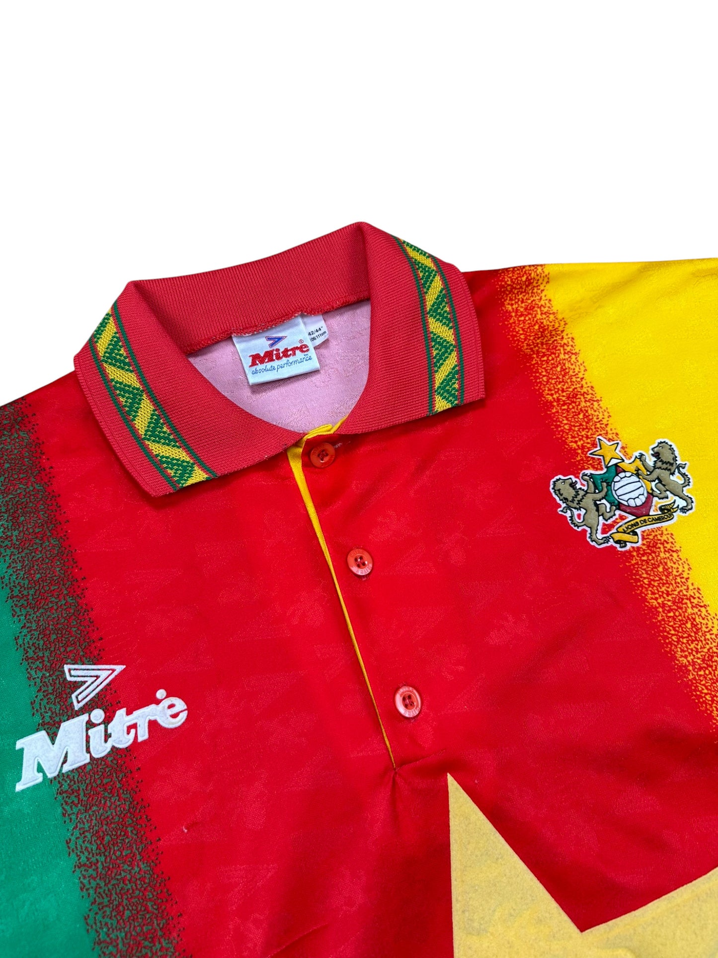Kamerun 1994-95 Heim Trikot L mitre