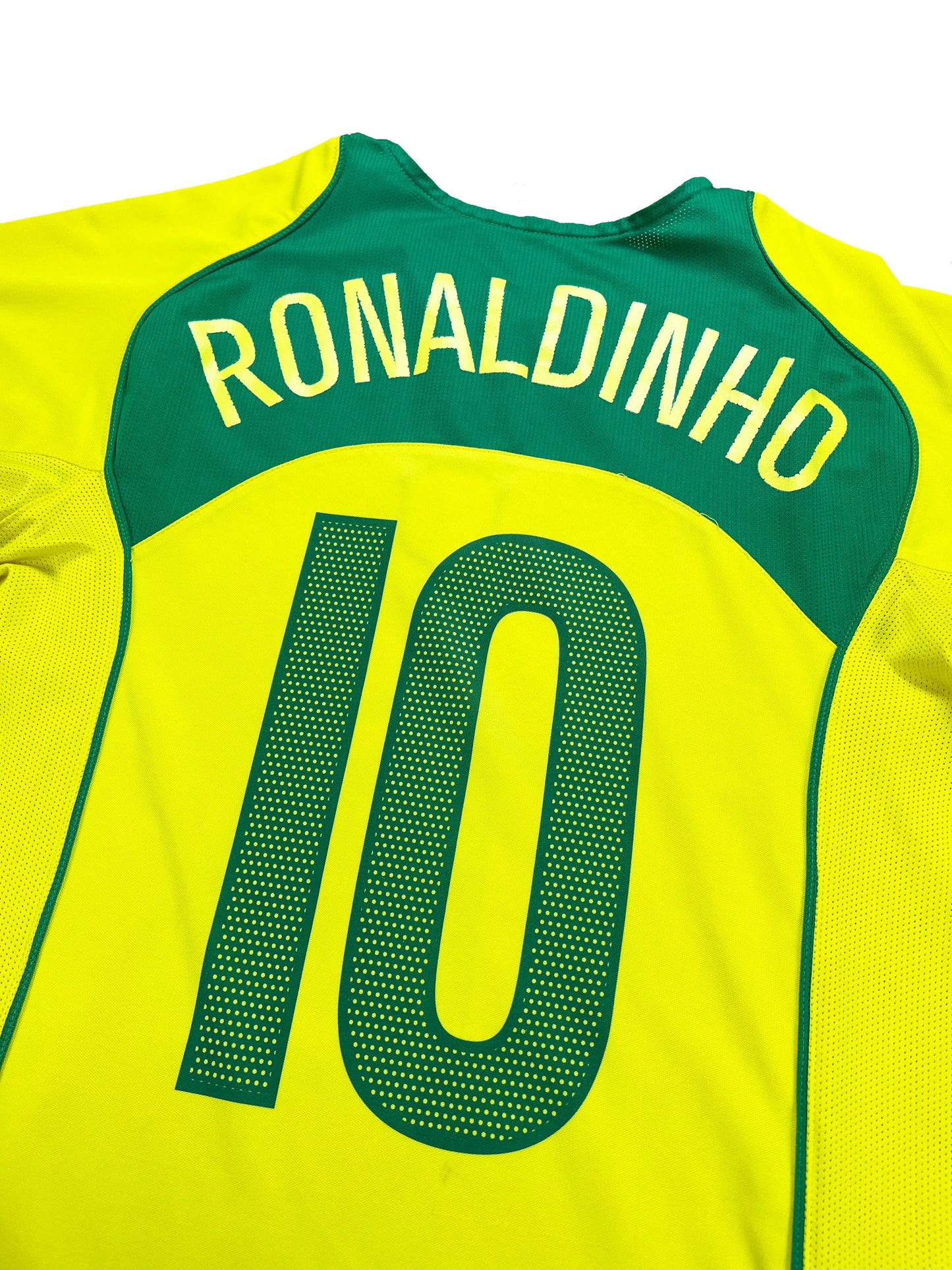 Brasilien 2004-06 "Ronaldinho" Heim Trikot M Nike