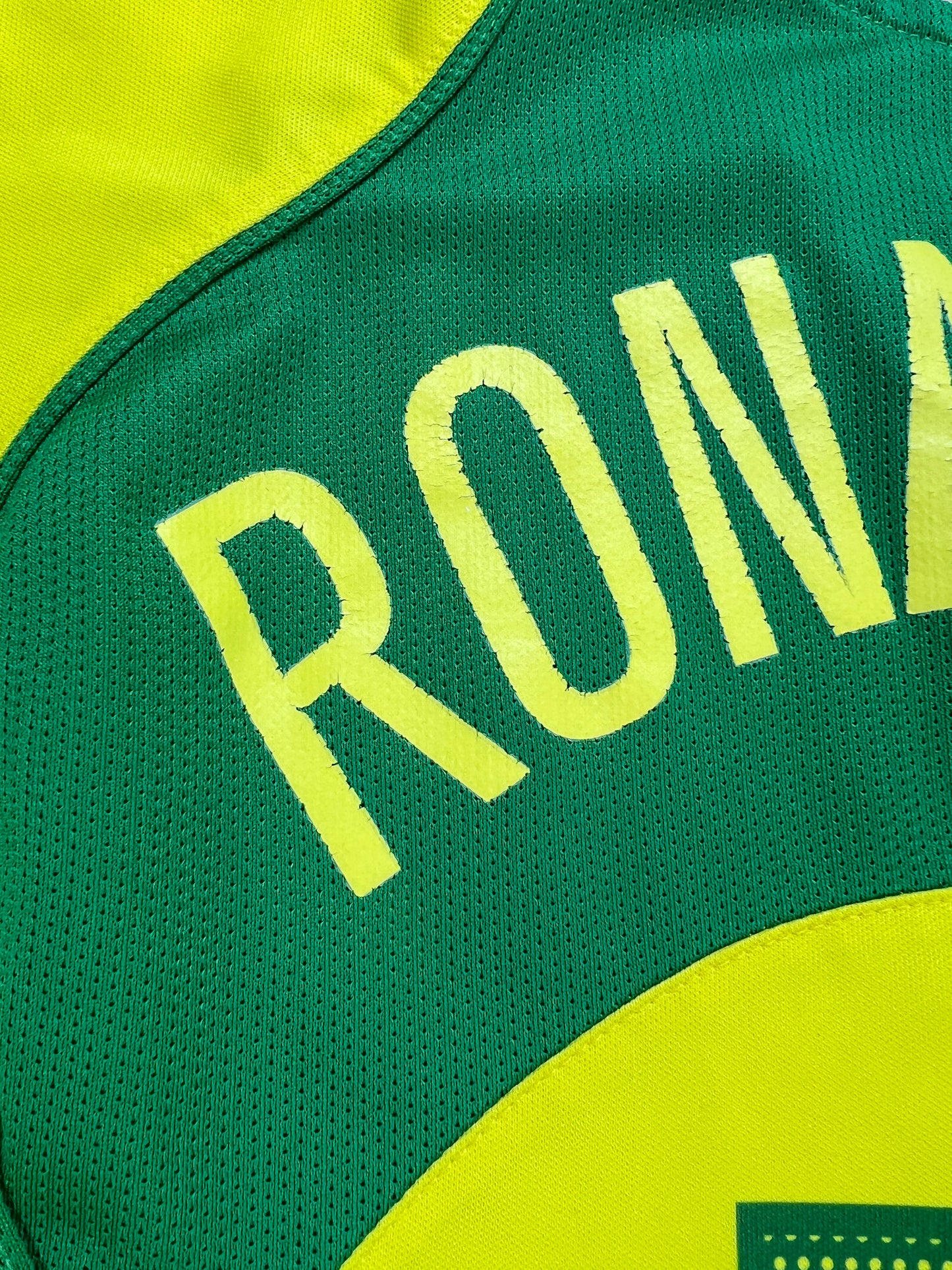 Brasilien 2004-06 "Ronaldinho" Heim Trikot M Nike