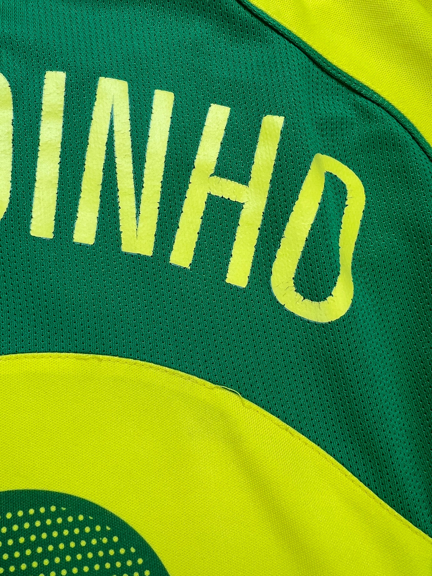 Brasilien 2004-06 "Ronaldinho" Heim Trikot M Nike