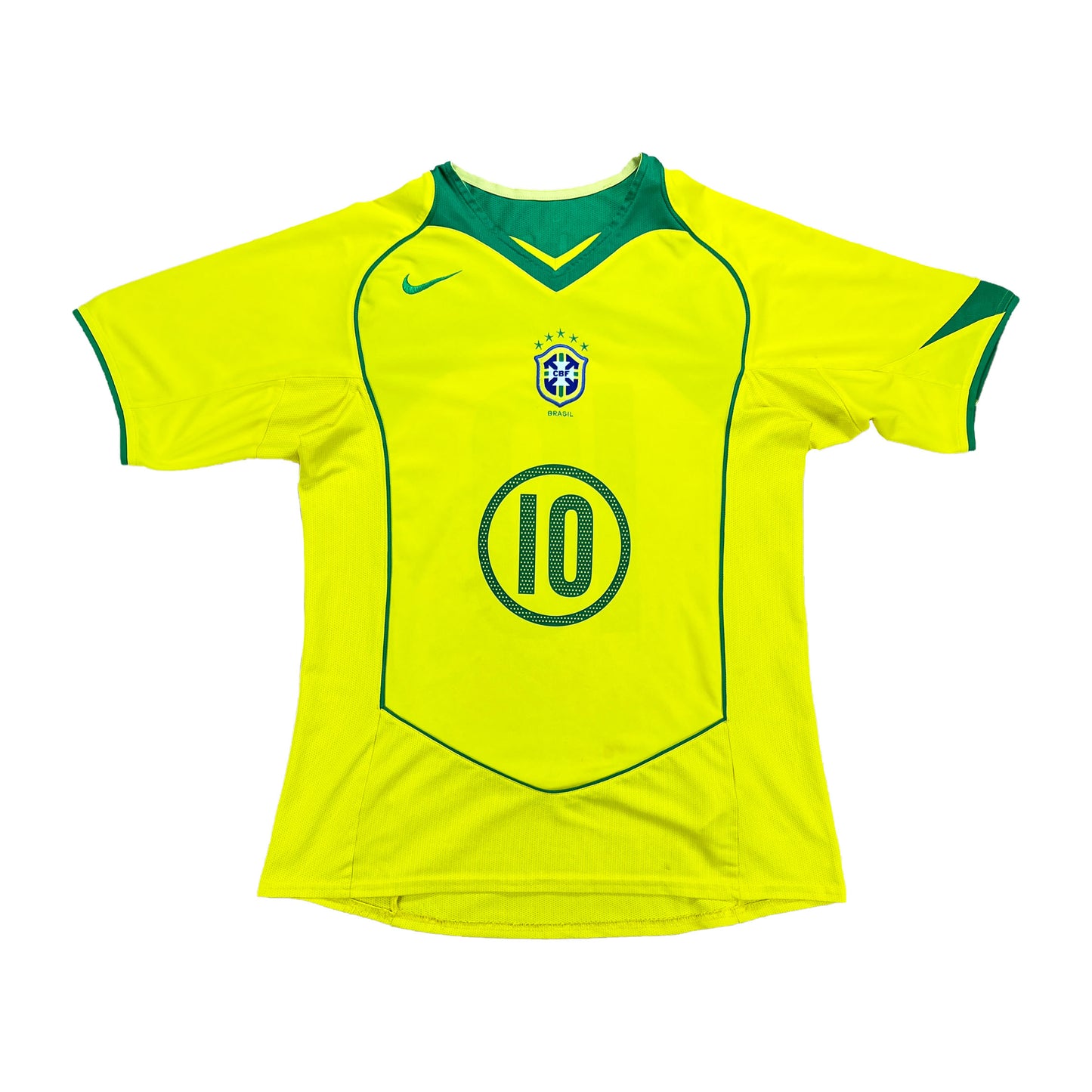 Brasilien 2004-06 "Ronaldinho" Heim Trikot M Nike