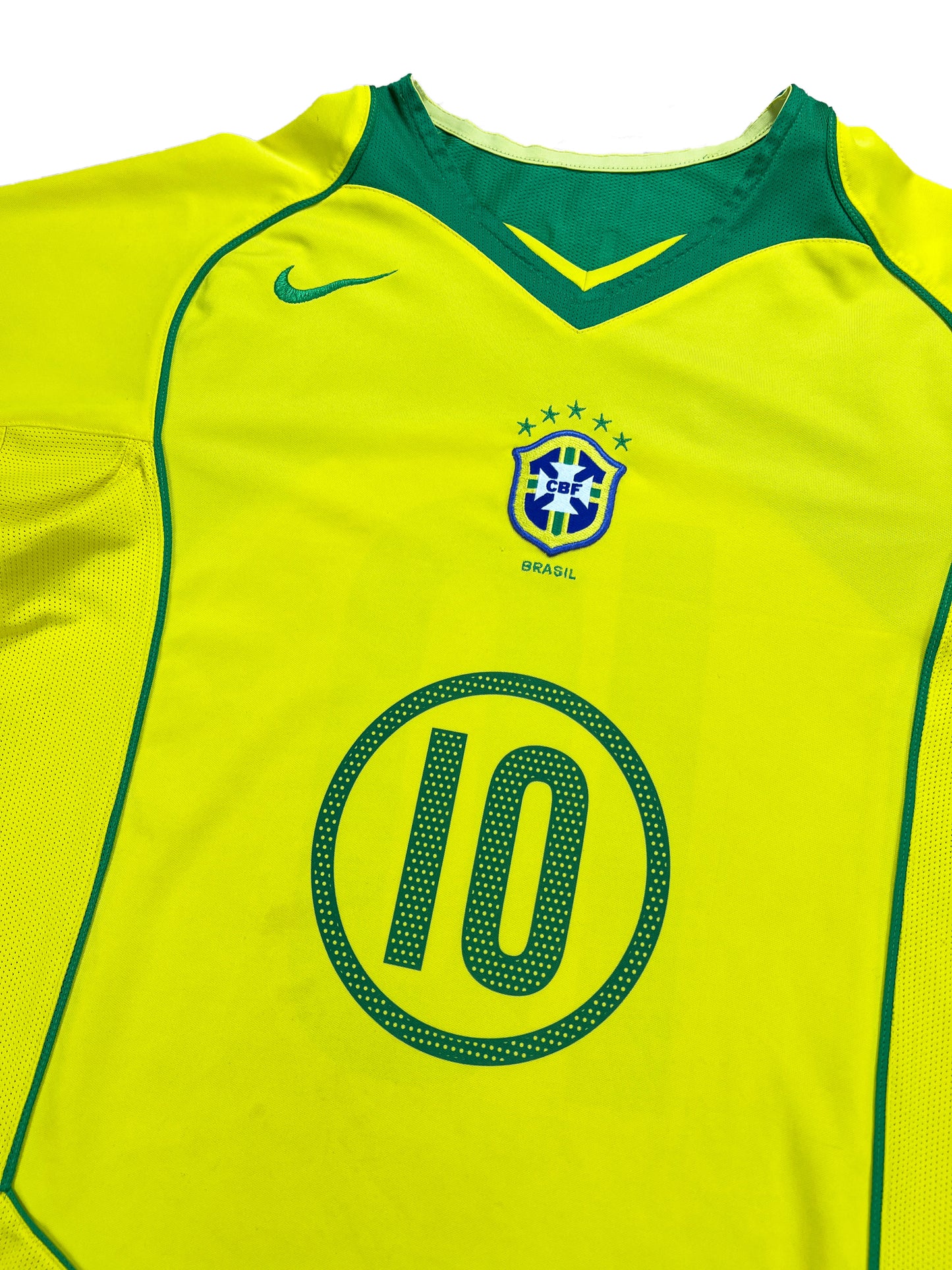 Brasilien 2004-06 "Ronaldinho" Heim Trikot M Nike