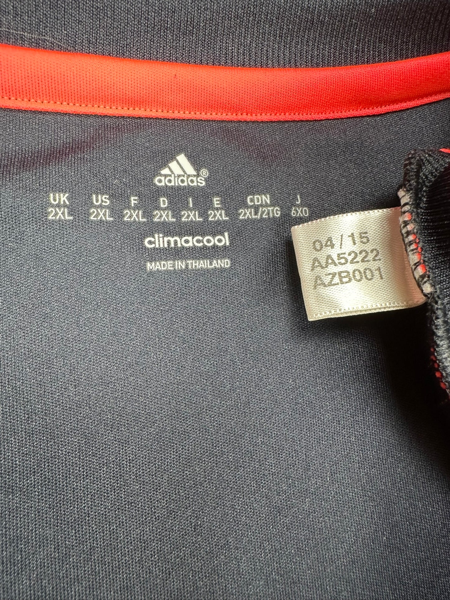 Bayern München 2015-16 "Thiago" Drittes Trikot XXL adidas