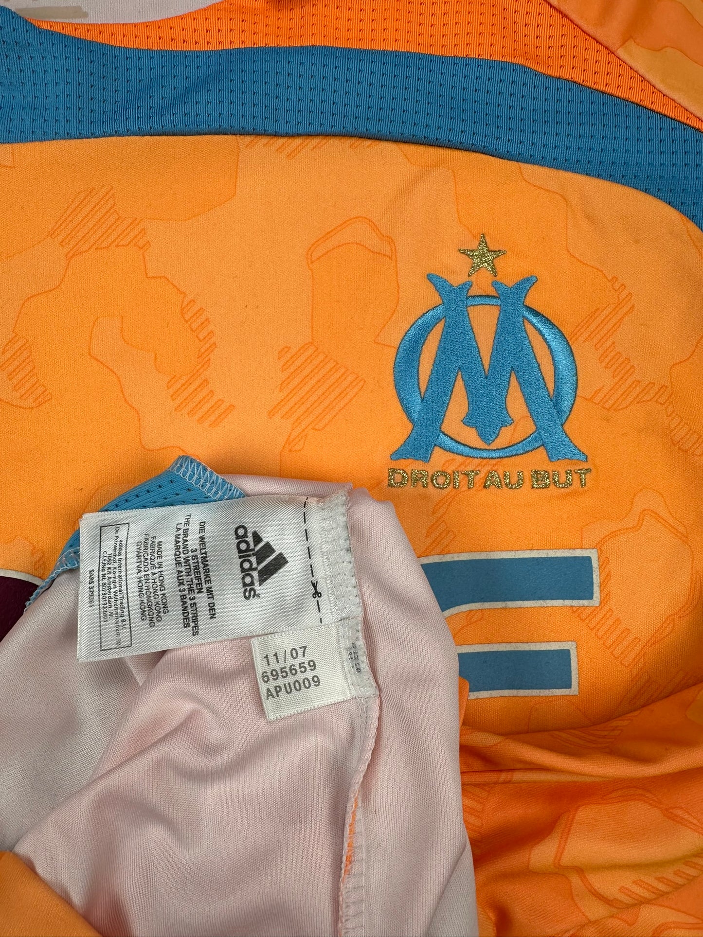Olympique Marseille 2007-08 Ausweich Trikot L adidas