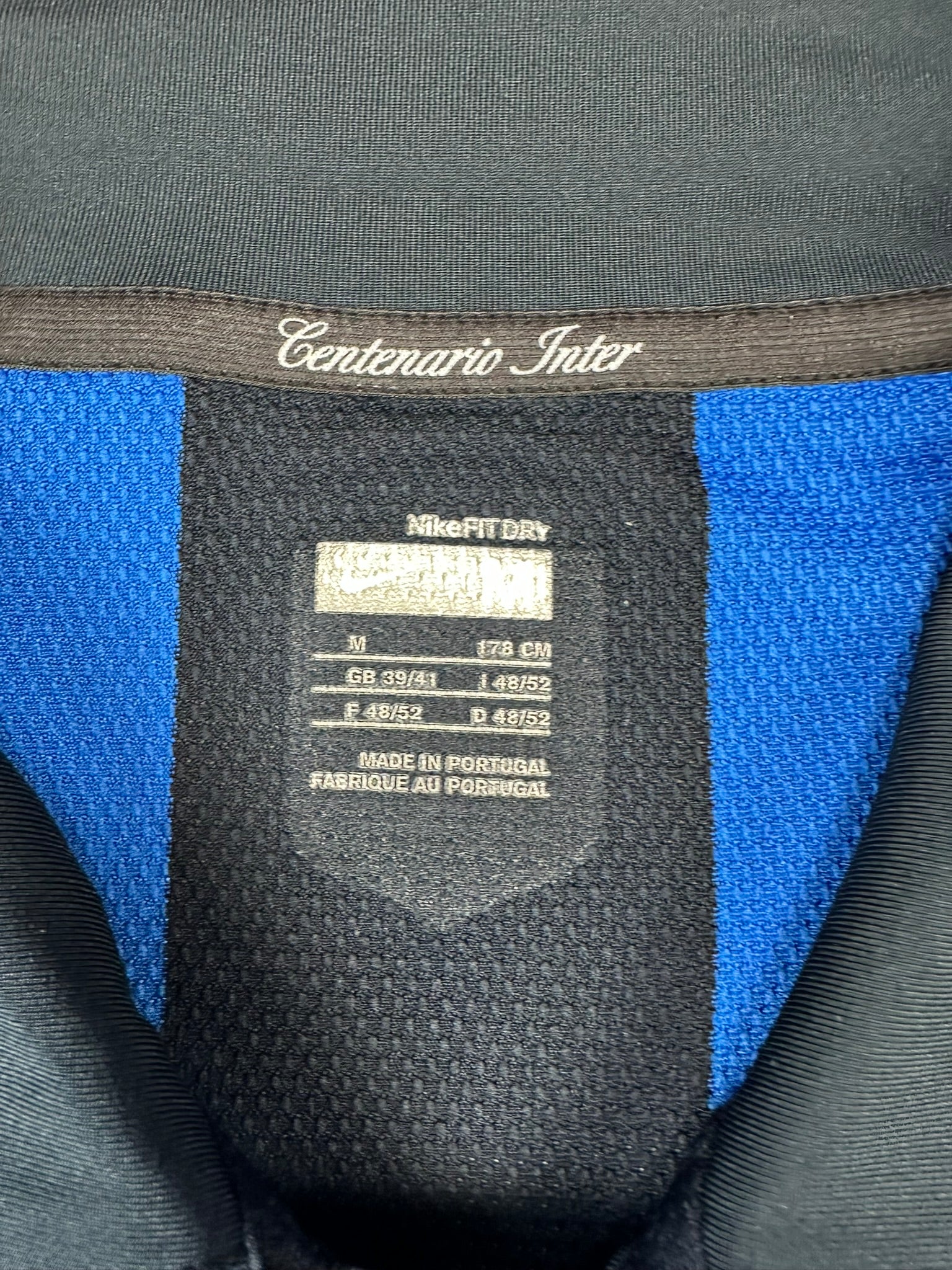 Inter 2007-08 "Ibrahimovic" Heim Trikot M nike *100 Jahre*