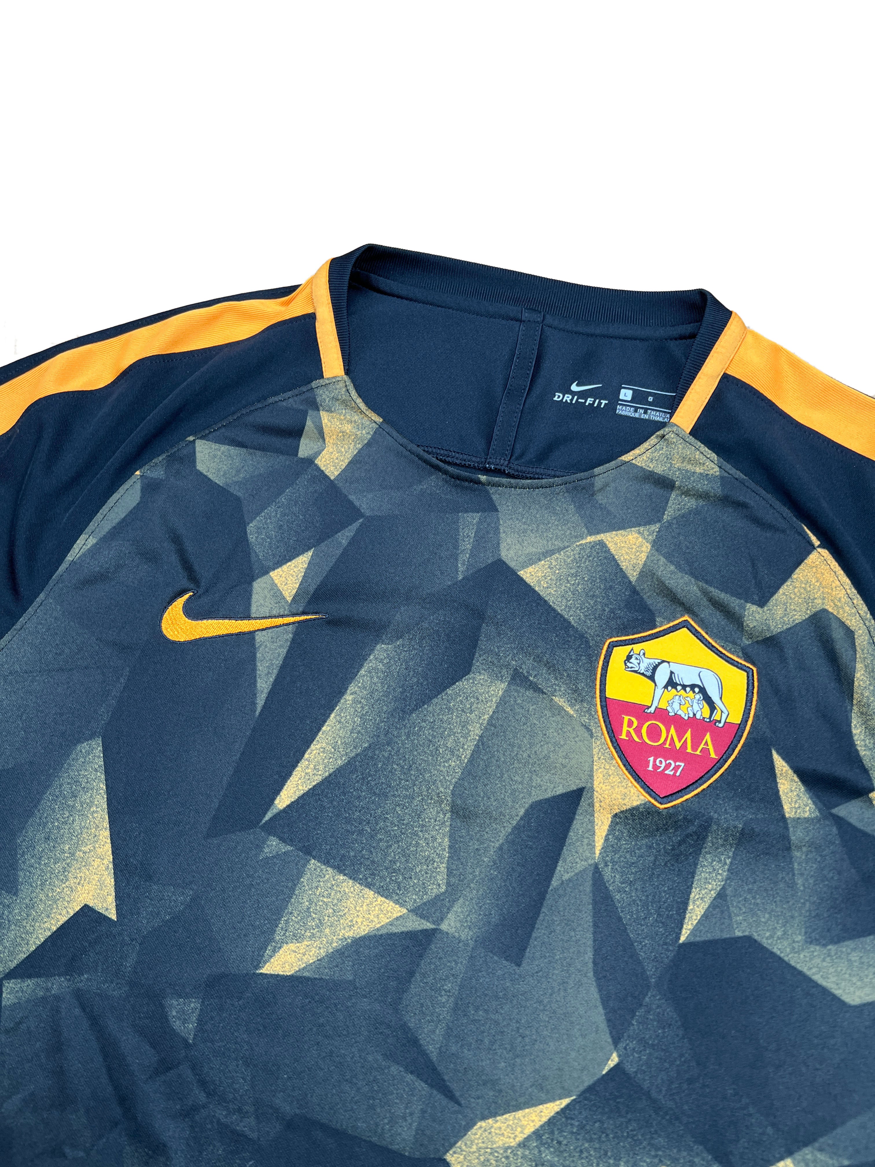 AS Rom 2017-18 Pre-Match Shirt L nike
