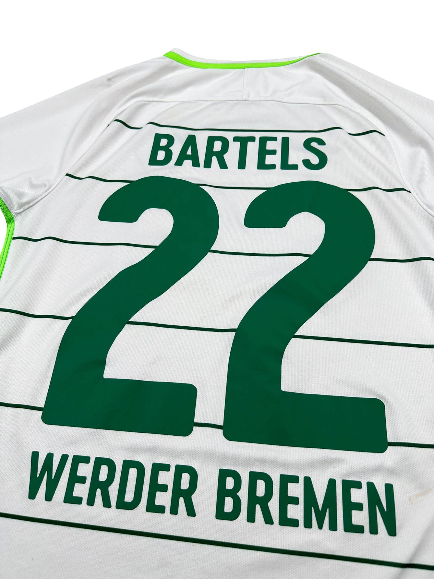 Werder Bremen 2017-18 "Bartels" Auswärts Trikot S nike