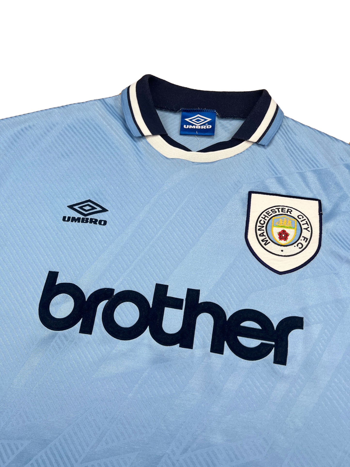 Manchester City 1993-95 Heim Trikot L umbro