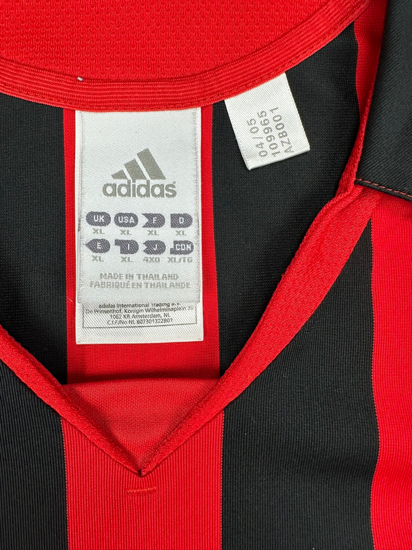 AC Mailand 2005-06 "Gilardino" Heim Trikot XL adidas