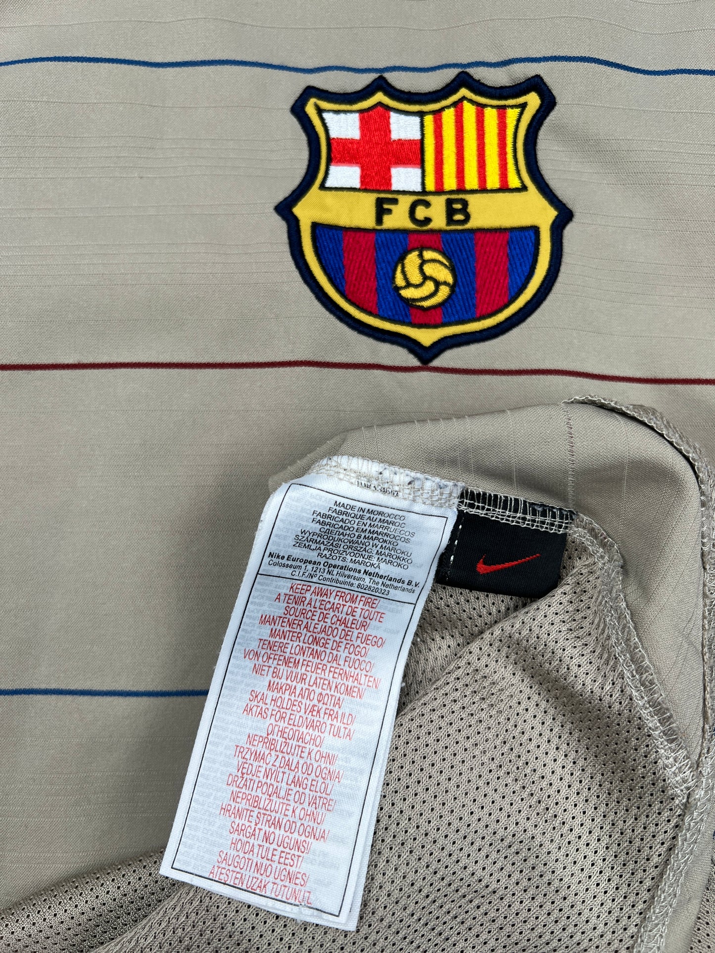 Barcelona 2003-04 "Ronaldinho" Auswärts Trikot M nike