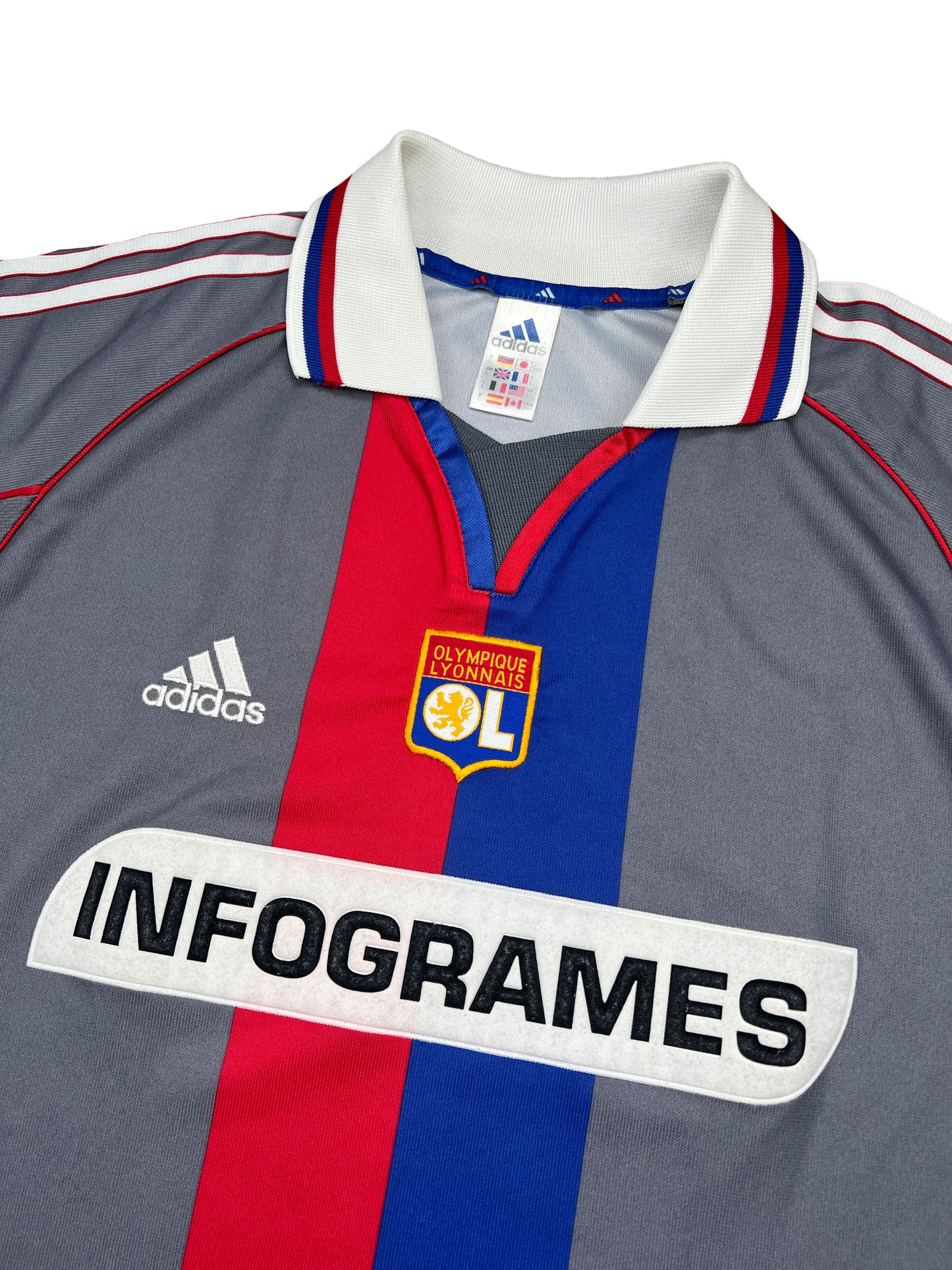 Olympique Lyonnais 2000-01 Auswärts Trikot L adidas