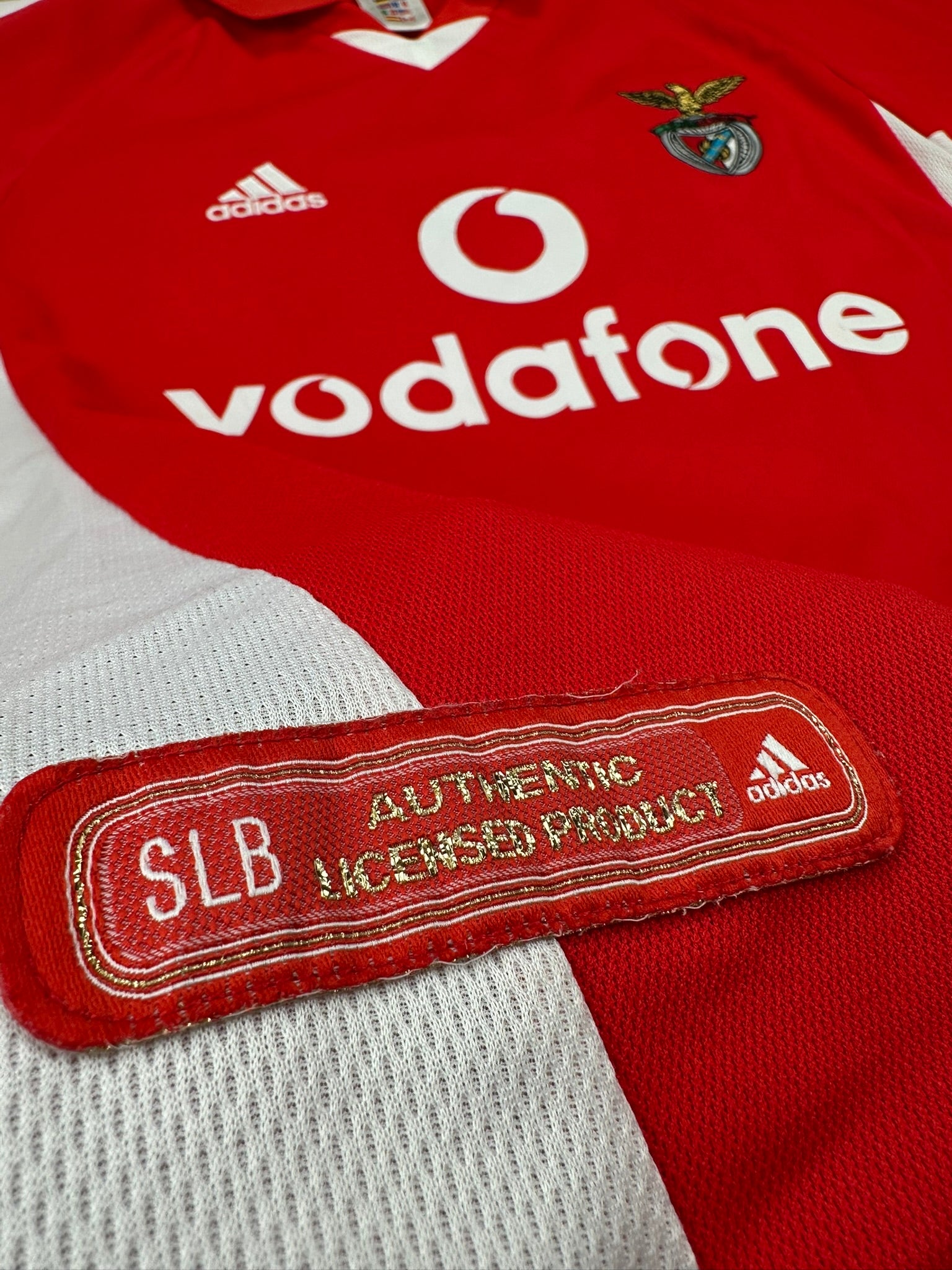 Benfica Lissabon 2001-02 "Simão" Heim Trikot M adidas