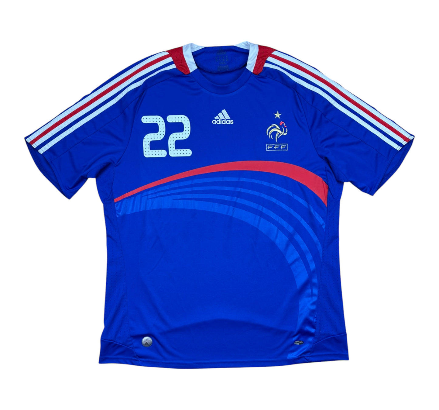 Frankreich 2008 "Ribéry" Heim Trikot XL adidas