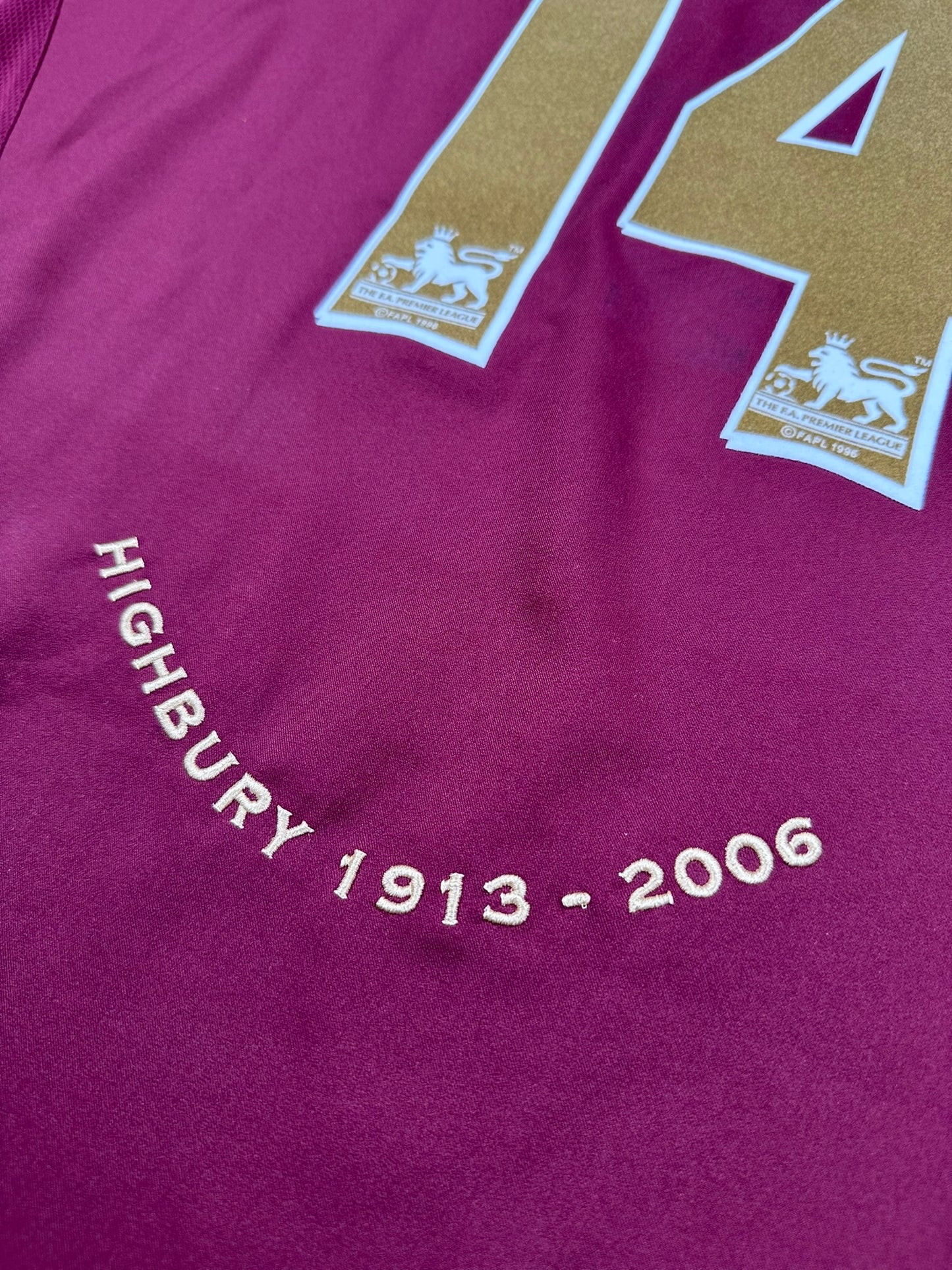 Arsenal 2005-06 "Henry" Heim Trikot XL *Highbury* nike