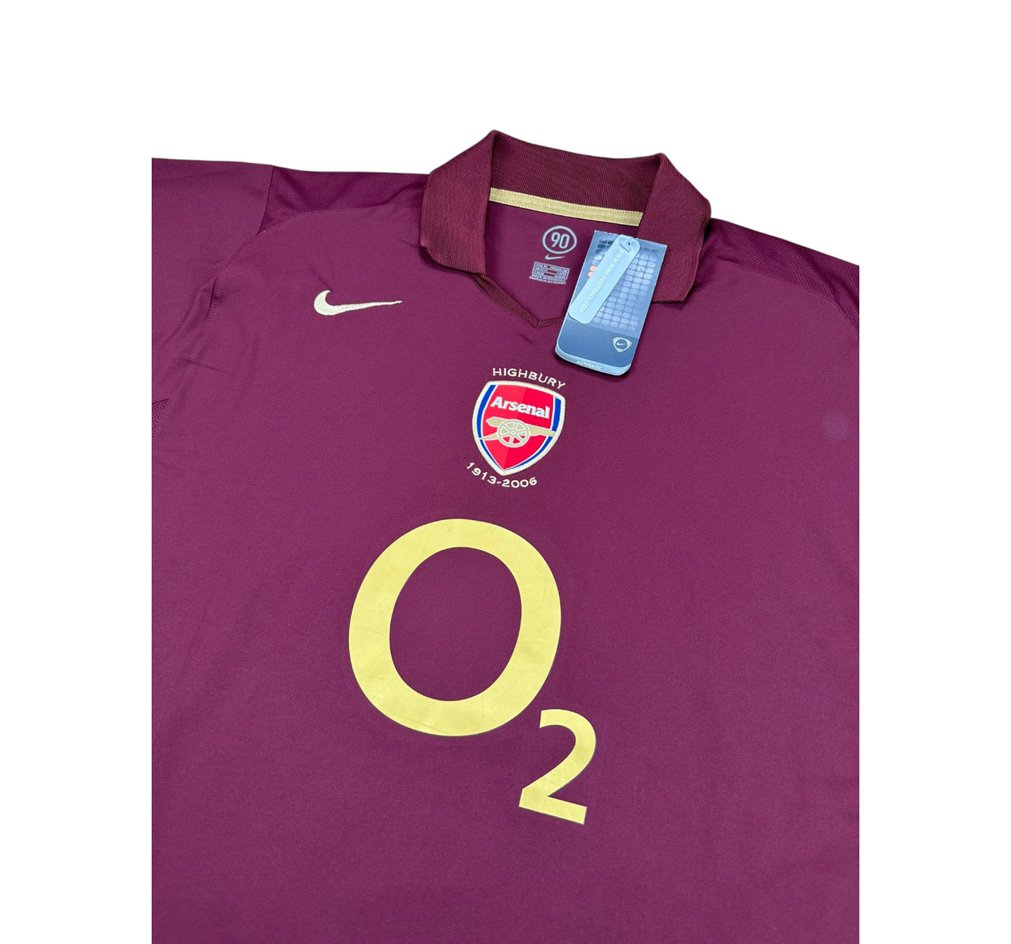 Arsenal 2005-06 "Henry" Heim Trikot XL *Highbury* nike