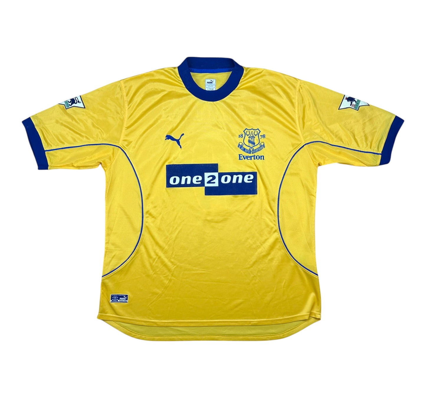 Everton 2000-01 "Campbell" Auswärts Trikot XL puma