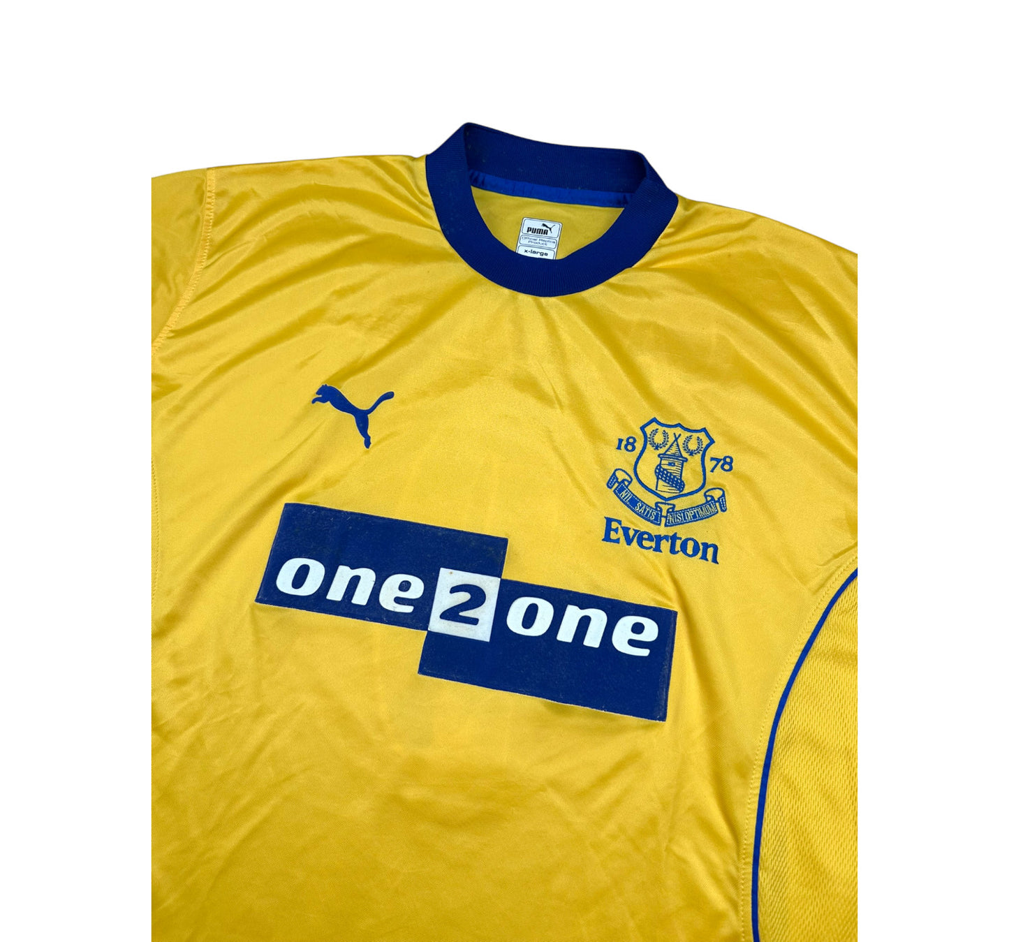 Everton 2000-01 "Campbell" Auswärts Trikot XL puma