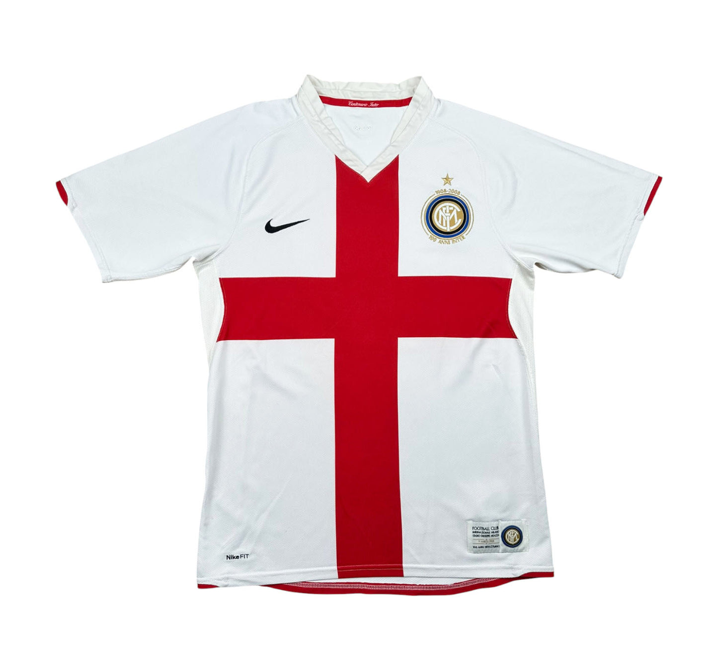 Inter Mailand 2007-08 "Crespo" Auswärts Trikot S nike *100 Jahre*