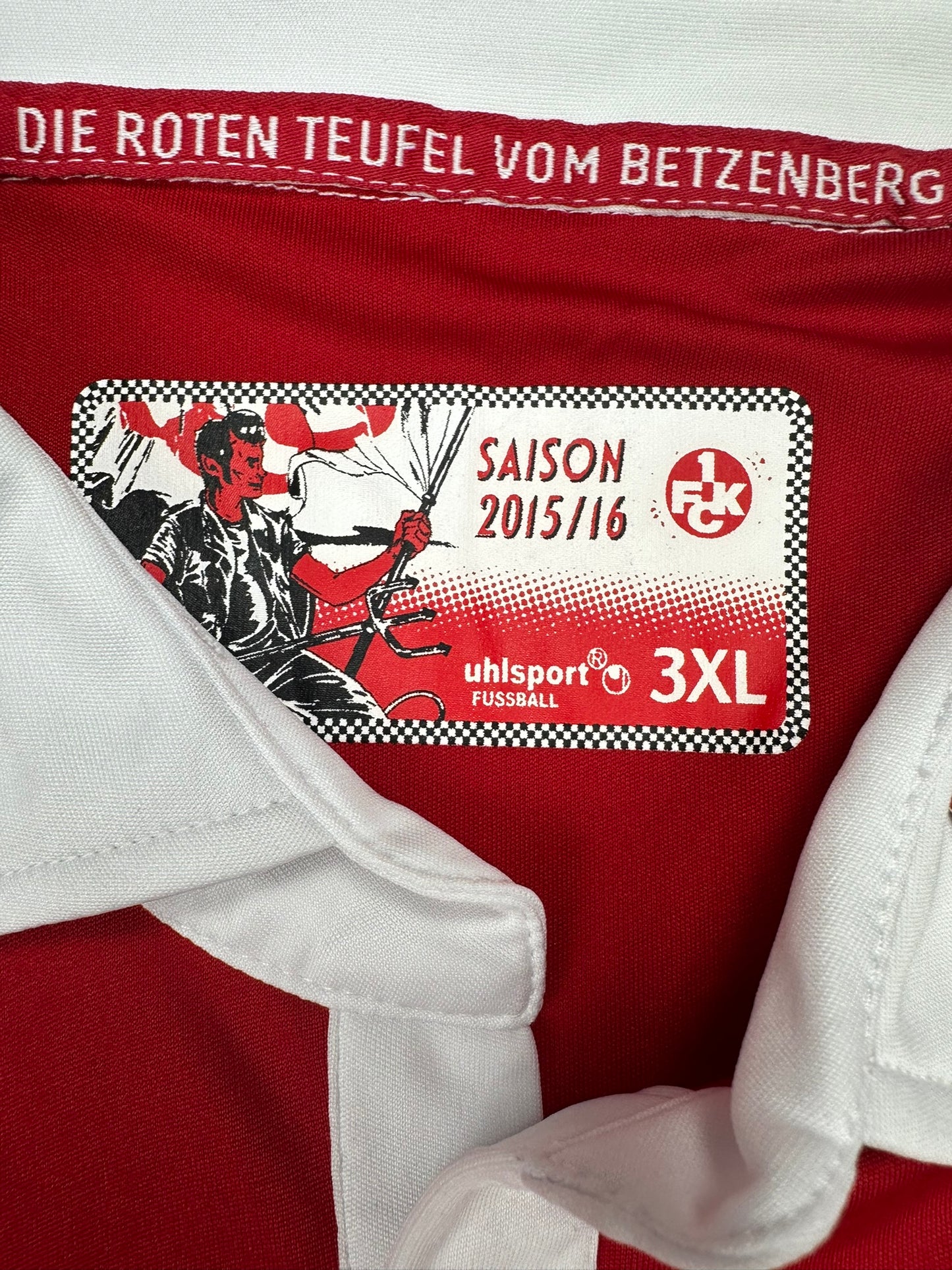1.FC Kaiserslautern 2015-16 Heim Trikot 3XL uhlsport