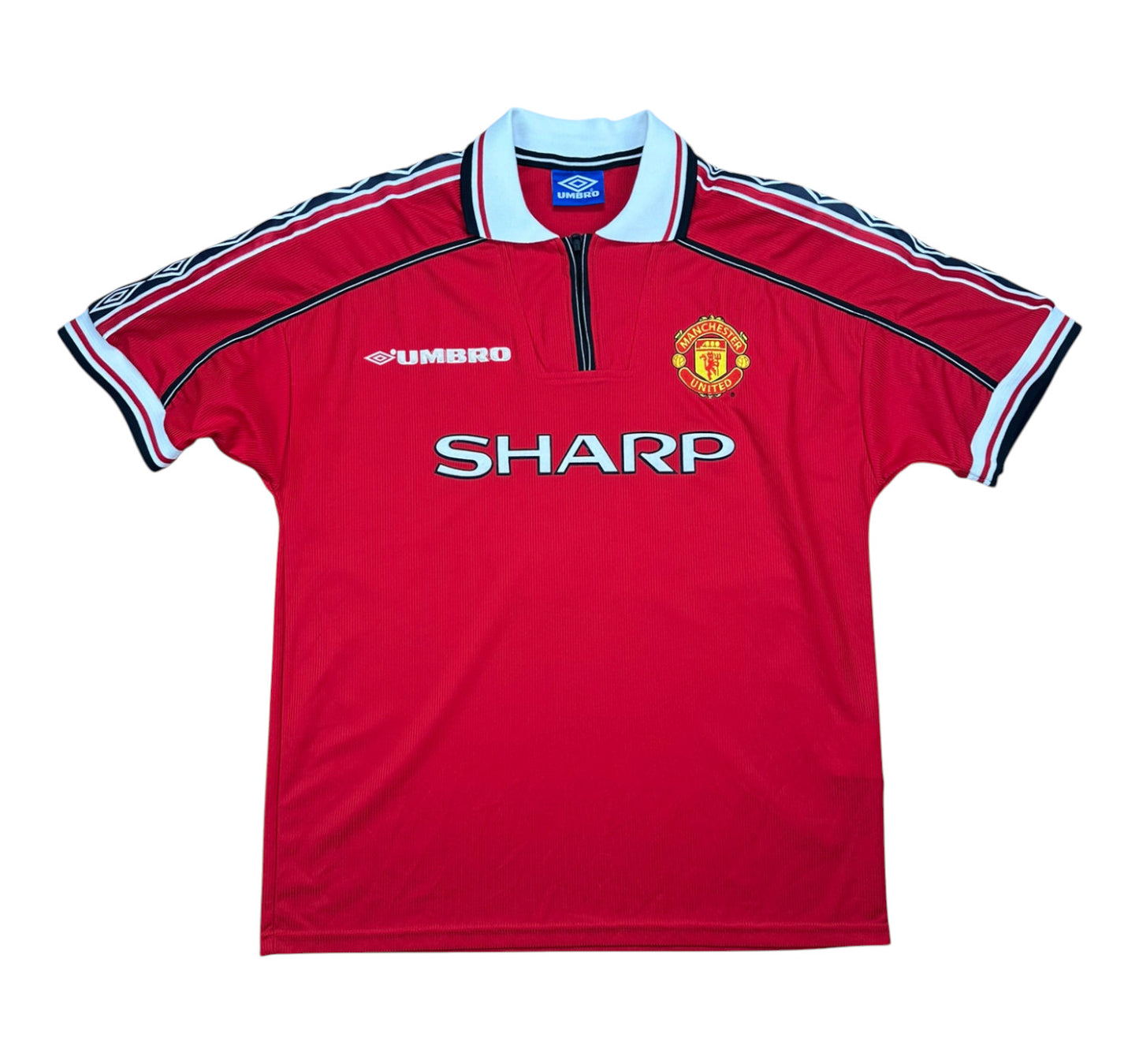 Manchester United 1998-00 "Yorke" Heim Trikot L umbro