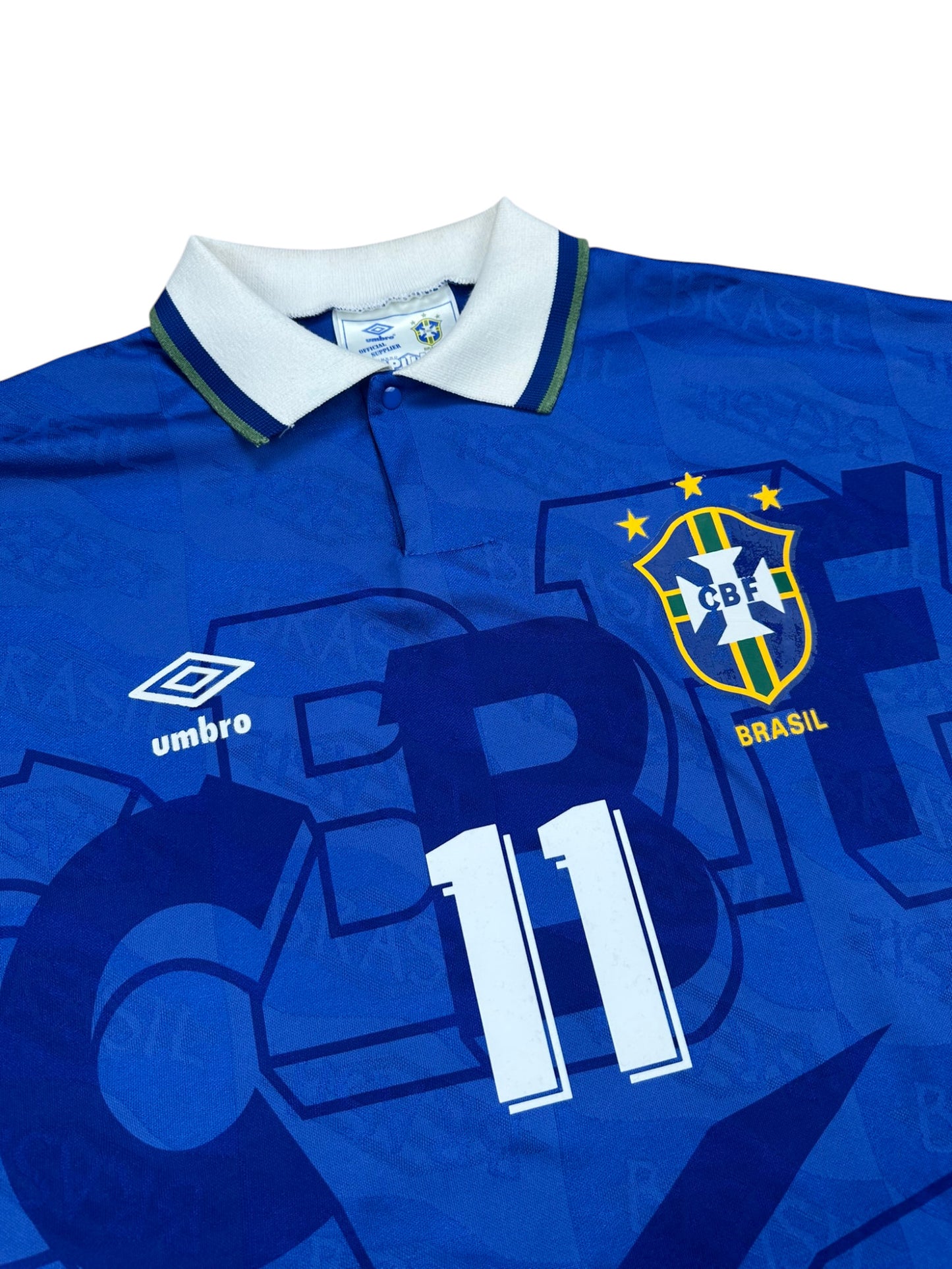 Brasilien 1992-93 "Romário" Auswärts Trikot L umbro