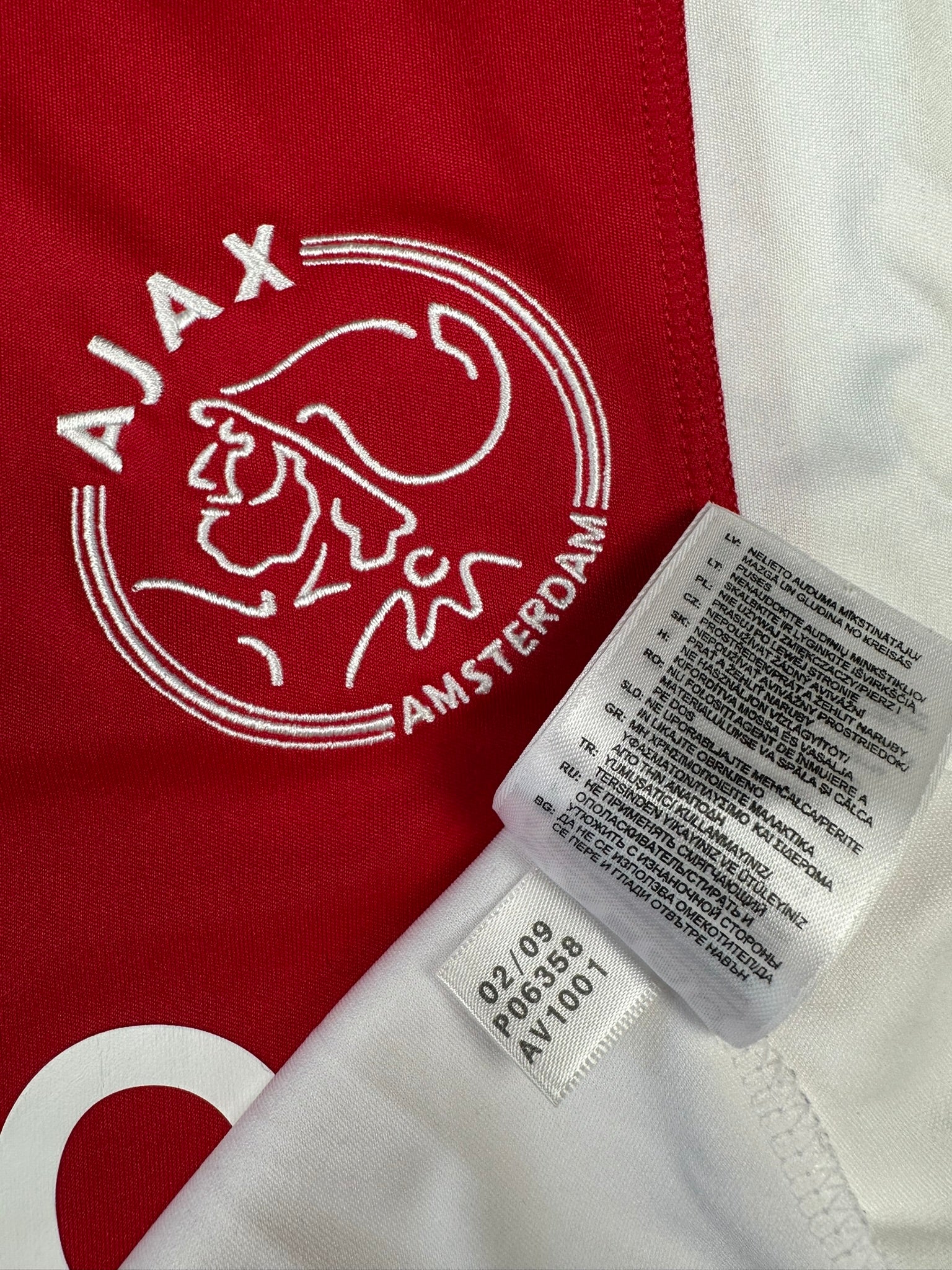 Ajax Amsterdam 2009-10 "Luis Suárez" Heim Trikot L adidas