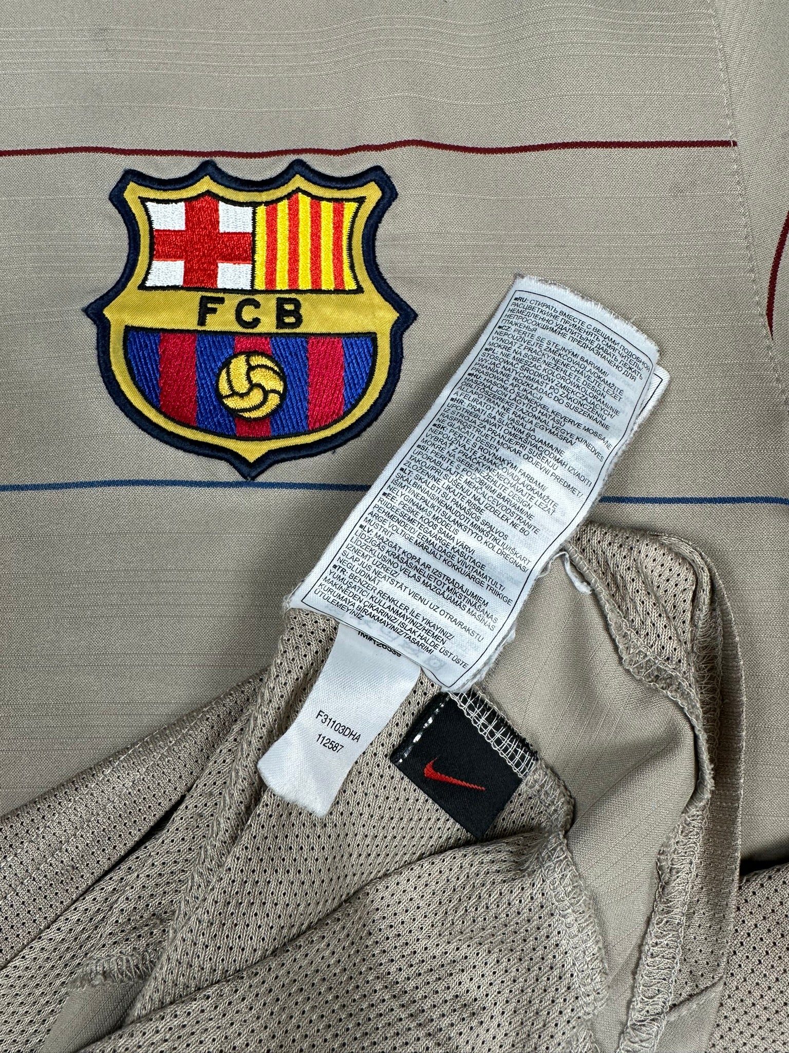 Barcelona 2003-04 "Ronaldinho" Auswärts Trikot XL nike