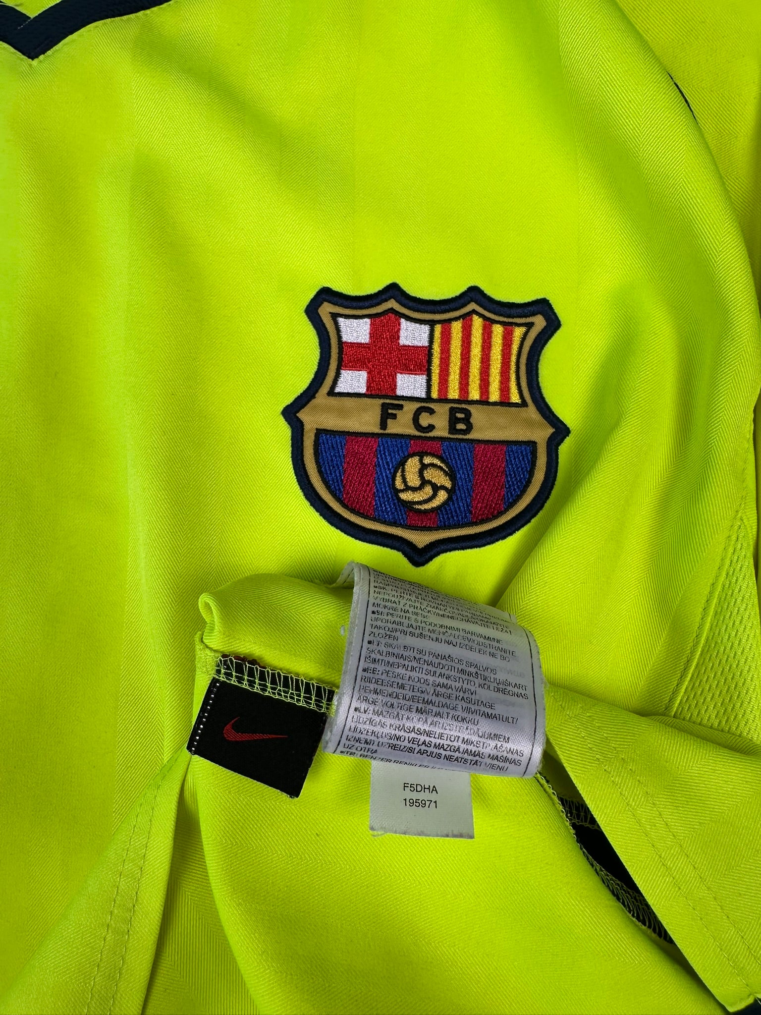 Barcelona 2005-06 "Ronaldinho" Auswärts Trikot L nike